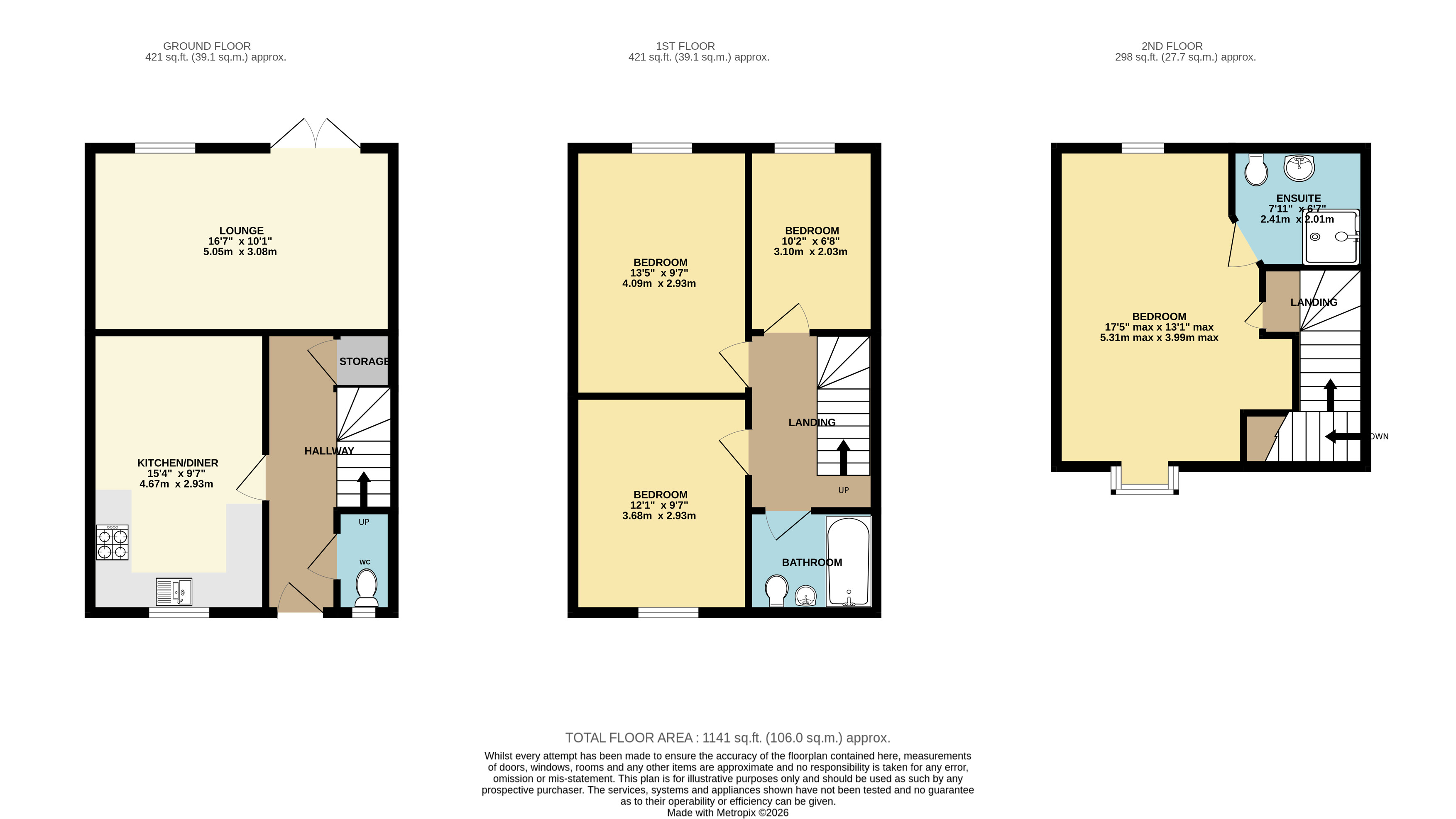 19, Thistle Way, Witham St Hughs floorplan