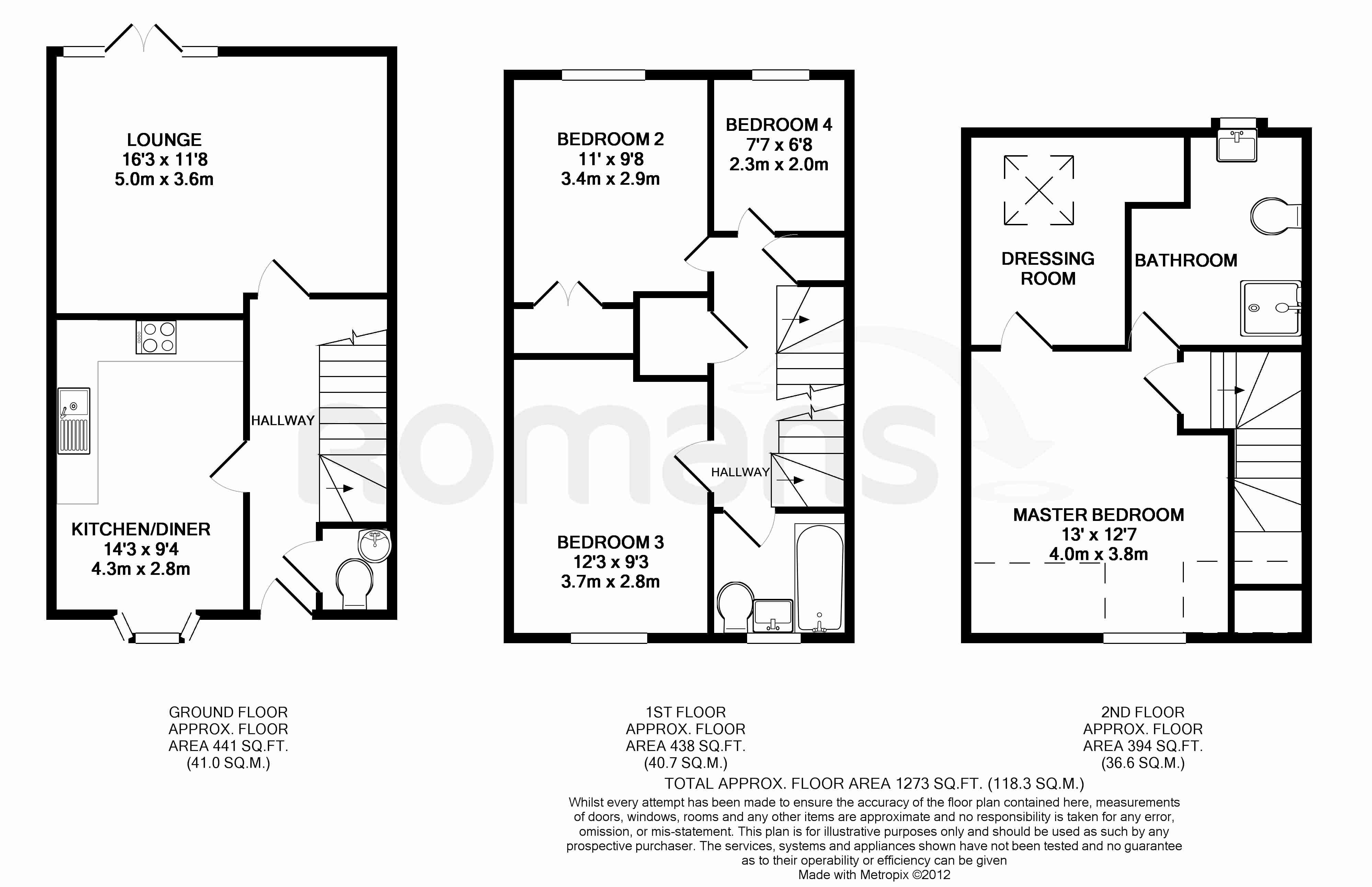 4 Bedrooms Town house to rent in Sparrowhawk Way, Bracknell RG12