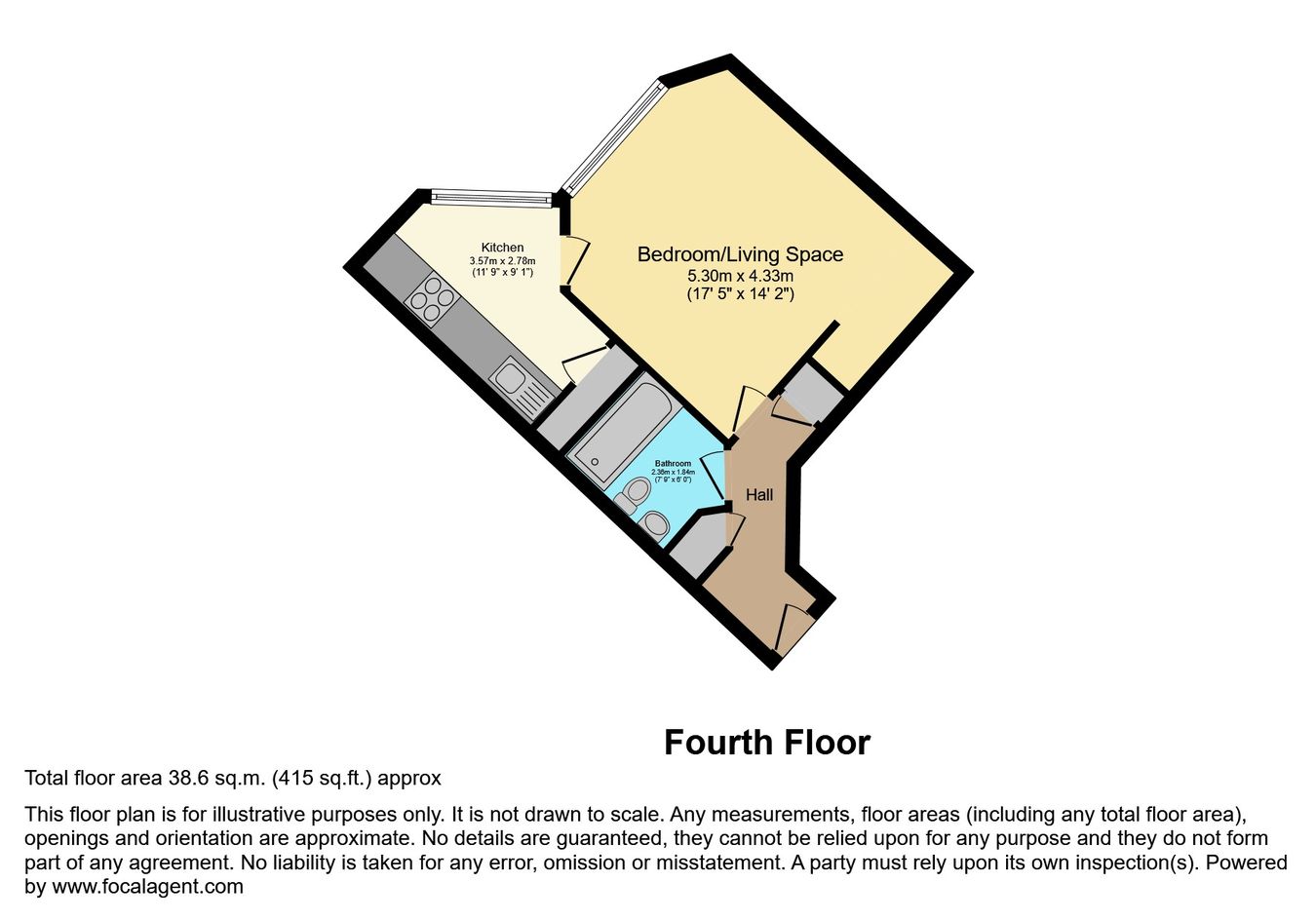 35, World's End Estate, London floorplan