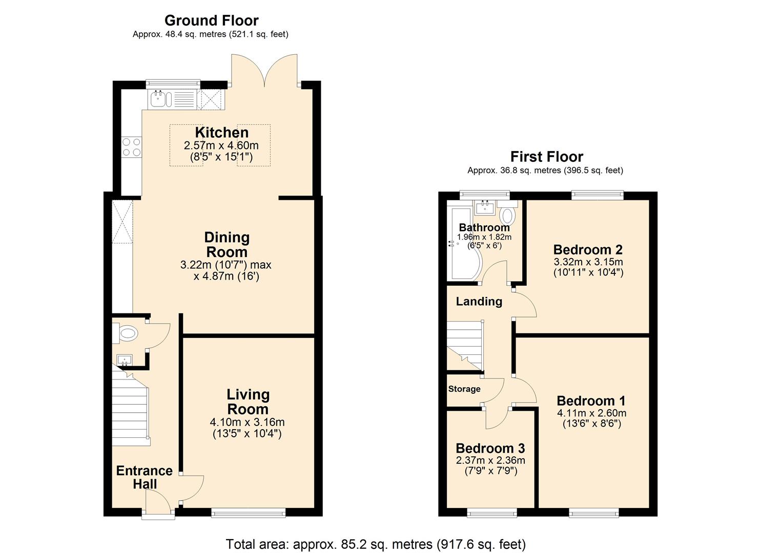 3 Bedrooms  for sale in Abbey Brook Drive, Sheffield S8