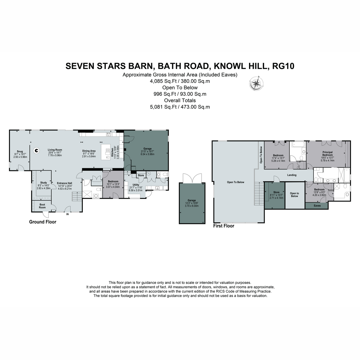 Seven Stars Barn,, Bath Road, Knowl Hill floorplan
