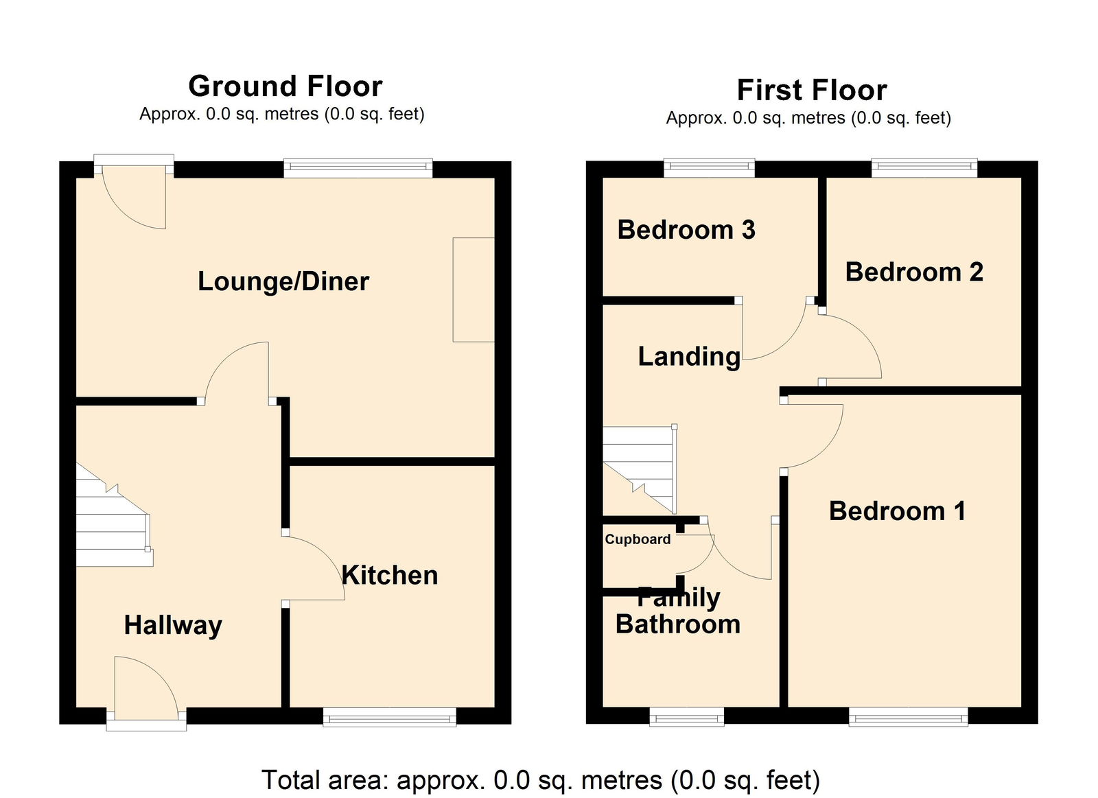 24, Arnold Close, Swadlincote floorplan