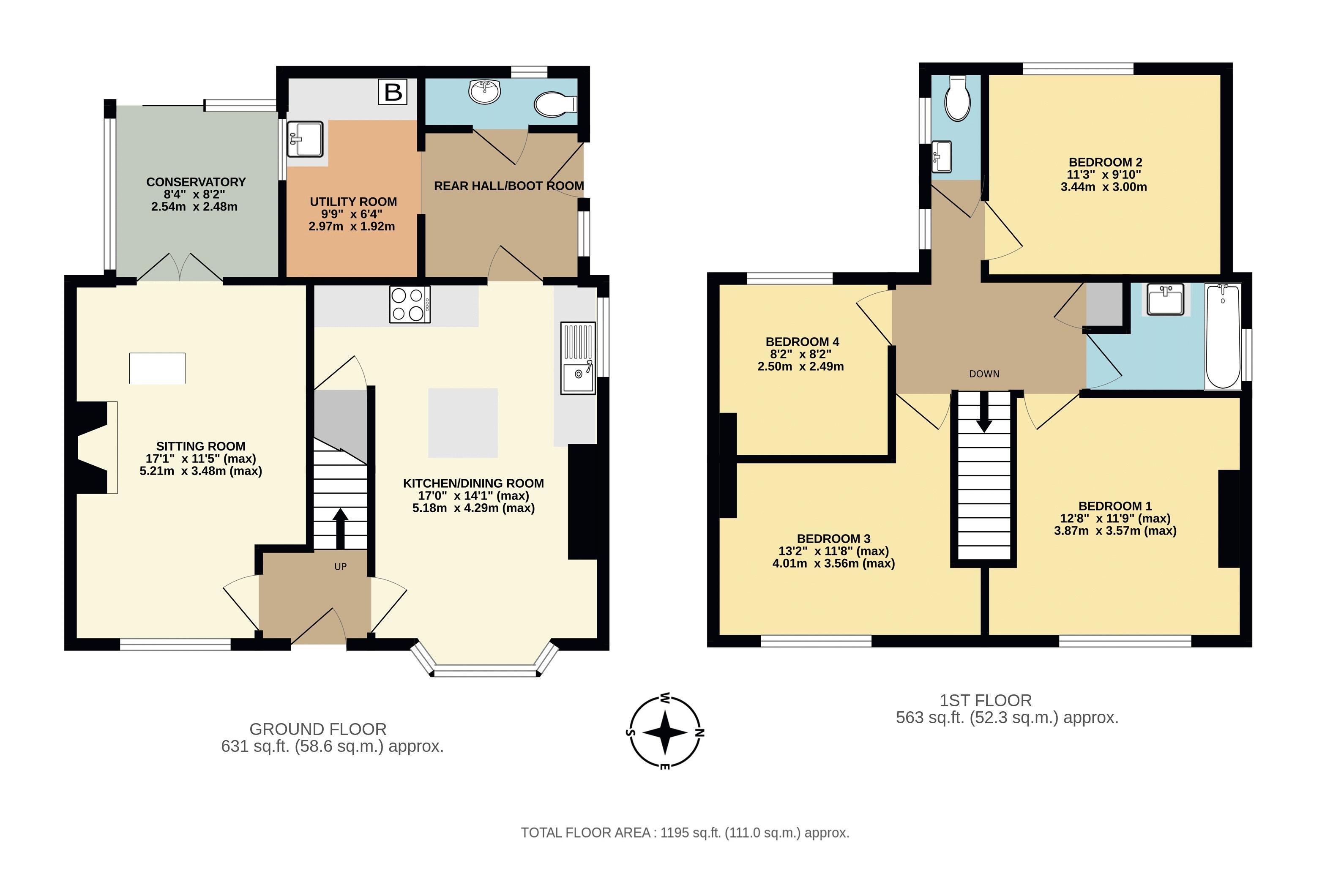 15, Blackdown View, Ilminster floorplan
