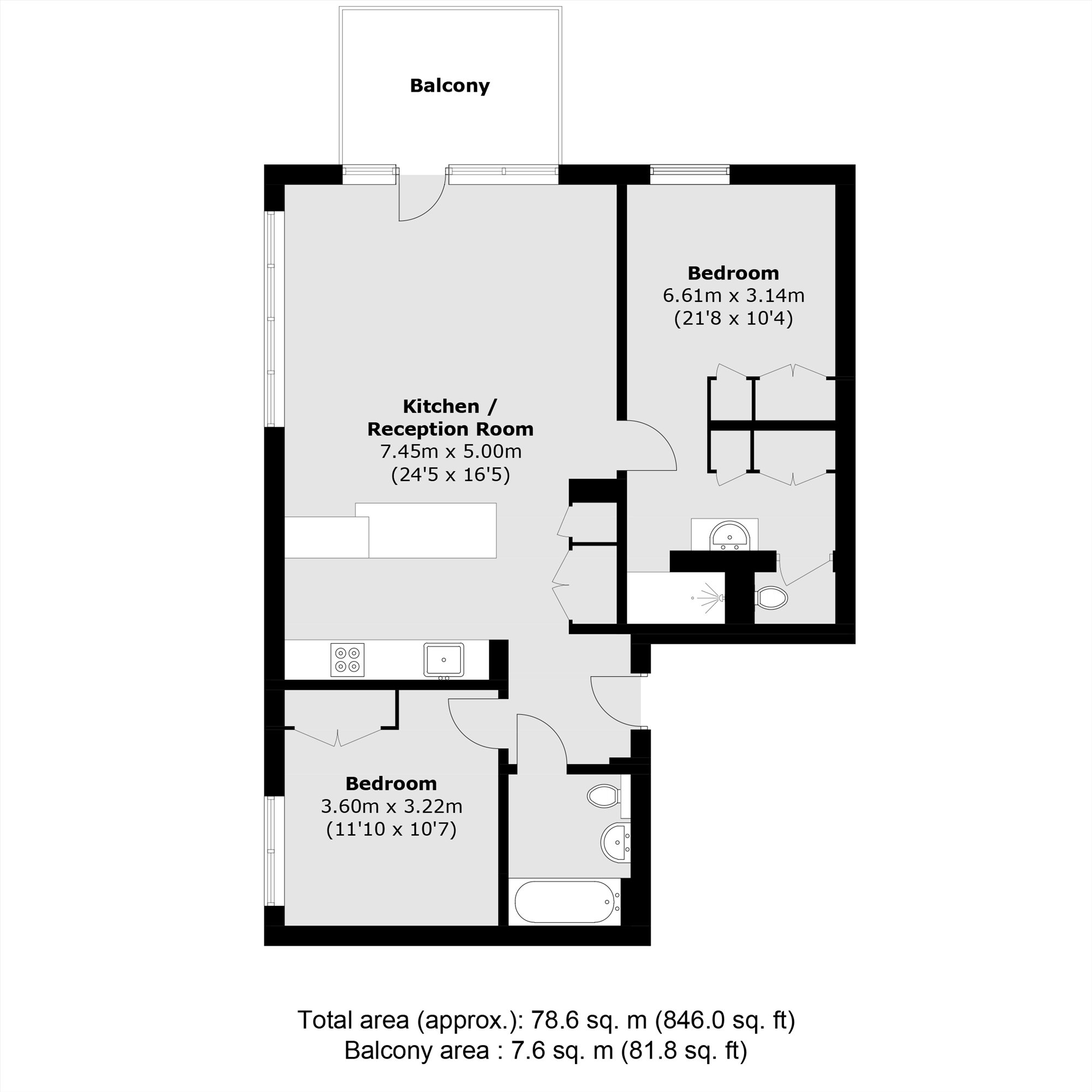 Rendel House, Goodluck Hope, London, E14 floorplan