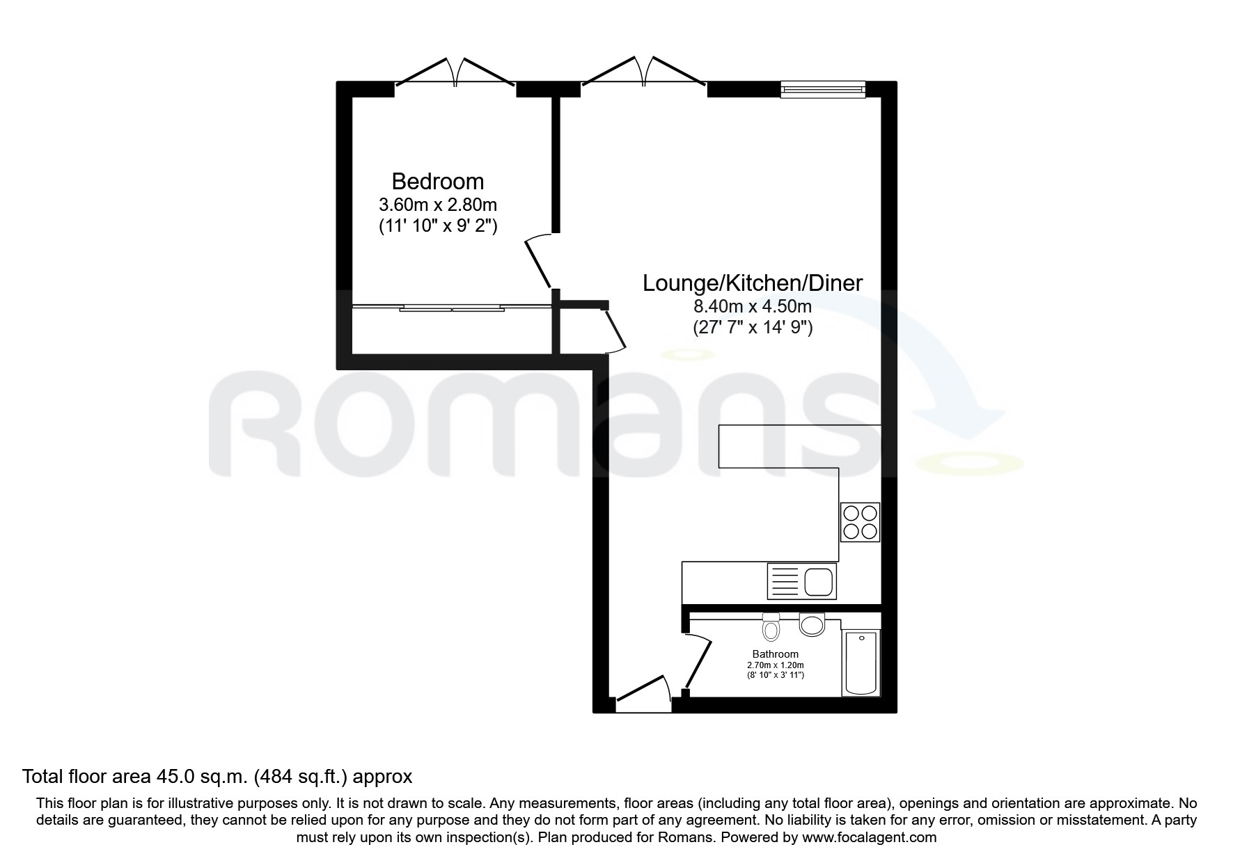 Flat 30, Magna Vita, Lyon Way, Camberley floorplan