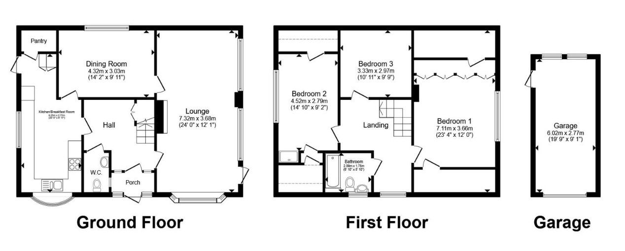 Minstrels, Fairlawns, Addlestone floorplan