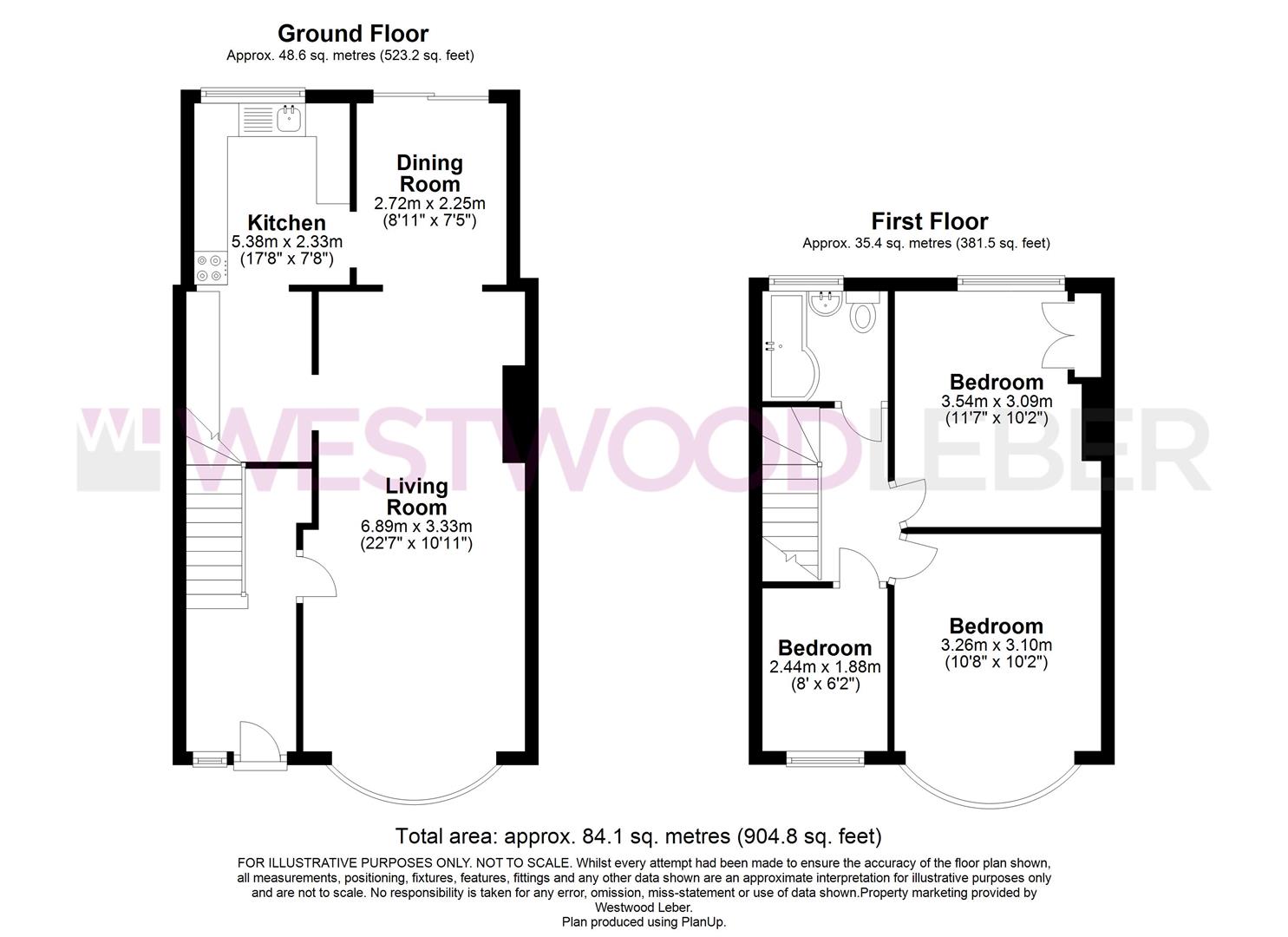 Admirals Walk, Hoddesdon EN11, 3 bedroom terraced house for sale