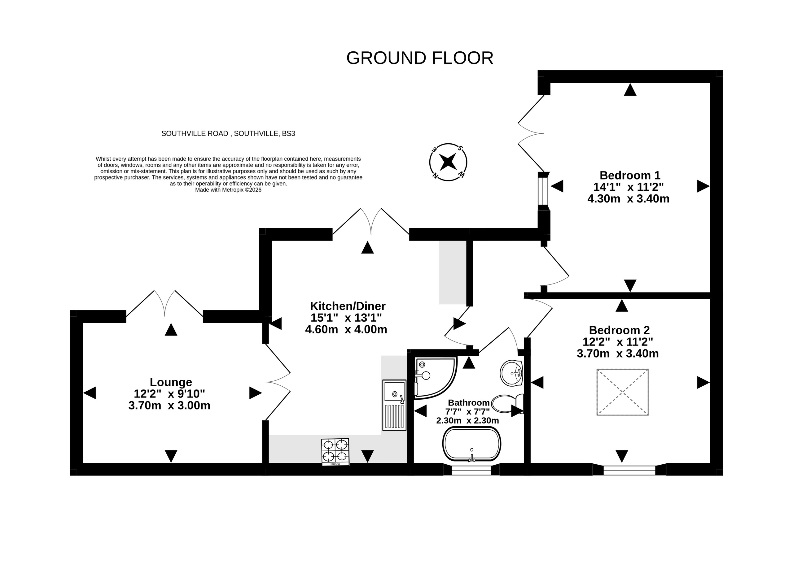 Coach House, Southville Road, Bristol floorplan