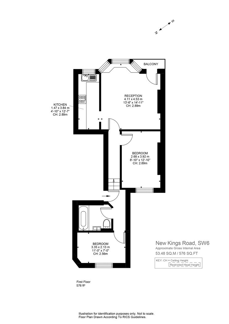 2 Bedrooms Flat to rent in New Kings Road, London SW6