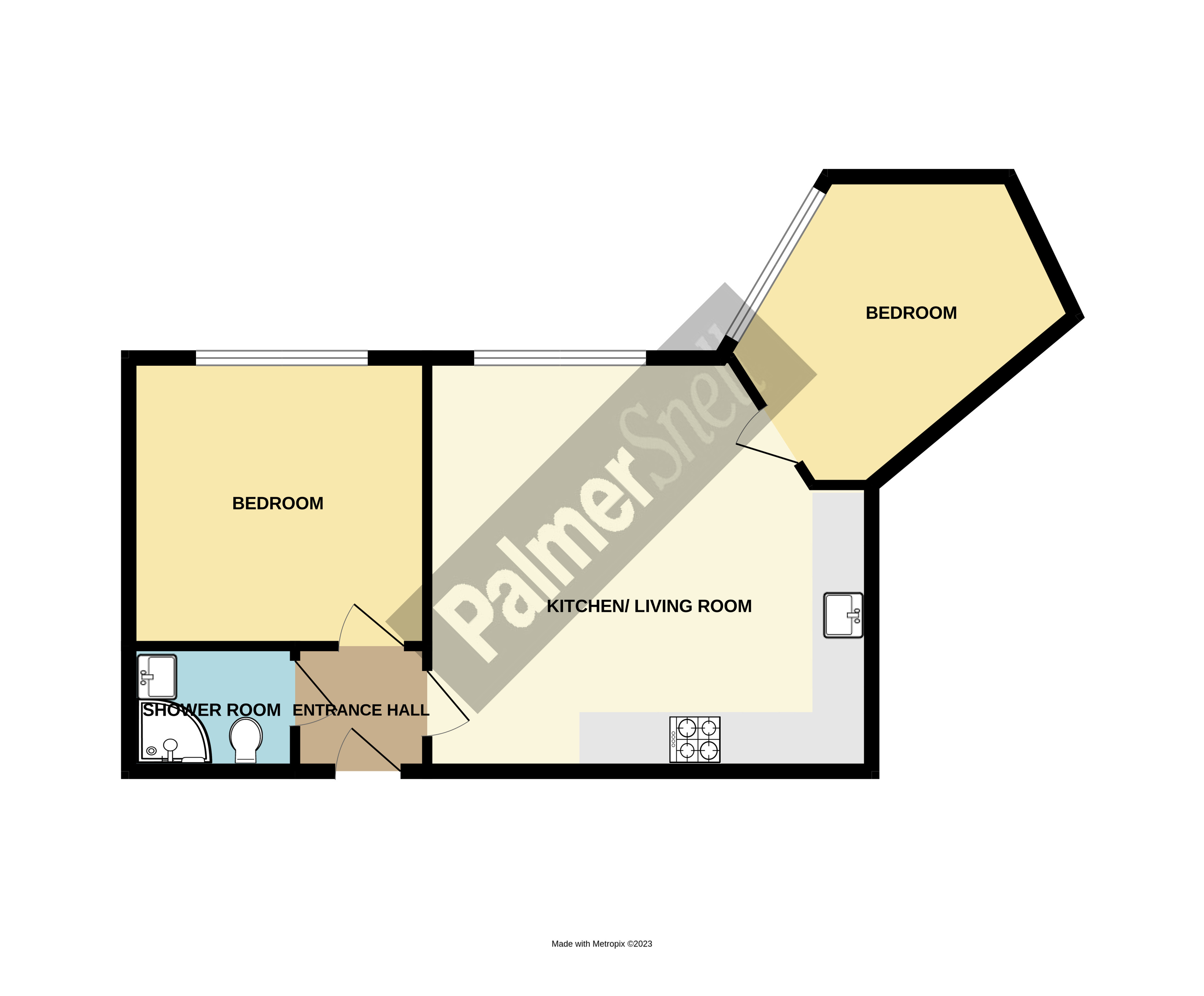Flat 34, Christchurch floorplan