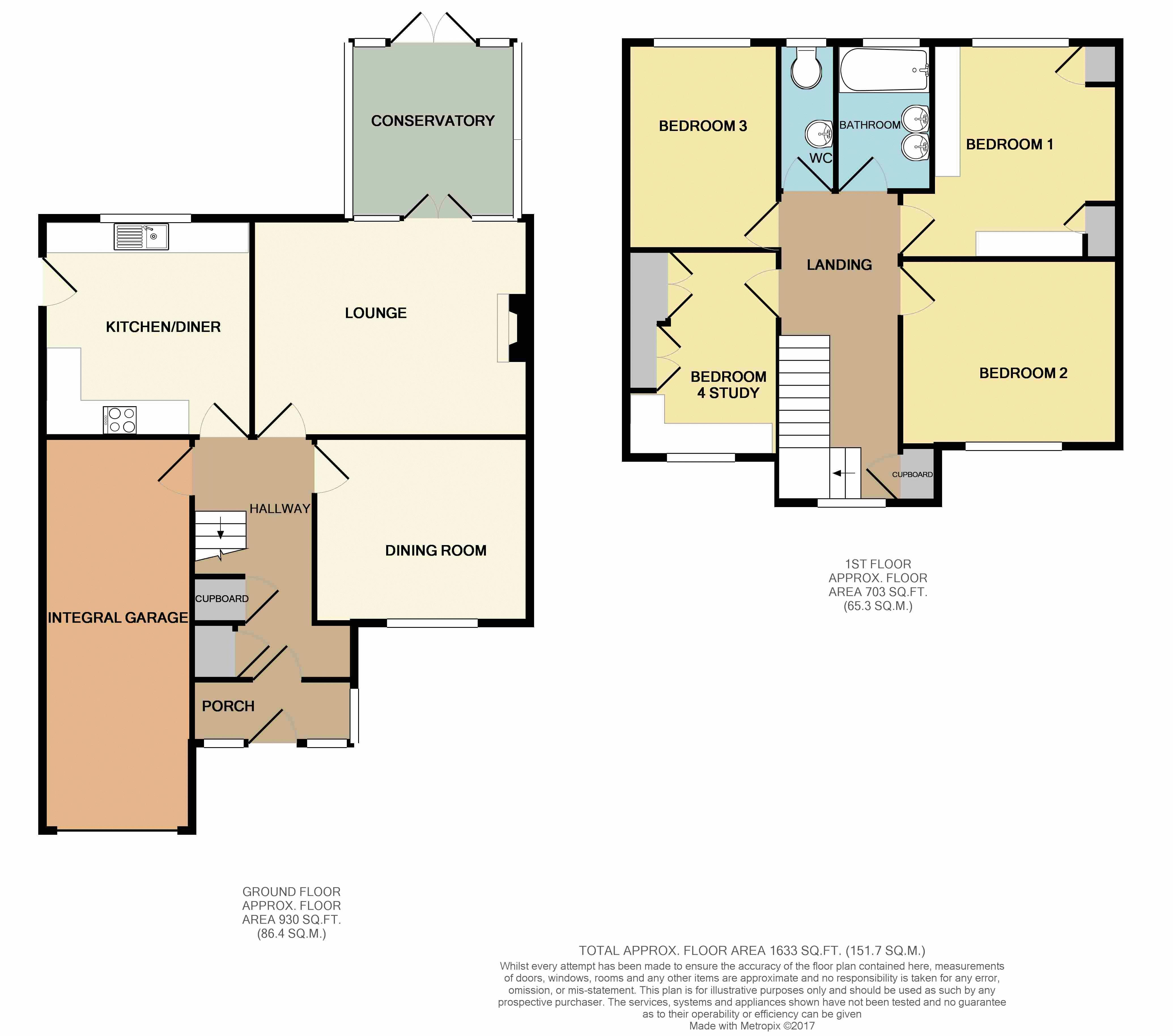 Free property report 84 Vicarage Crescent, Redditch, B97 4RR Chimnie