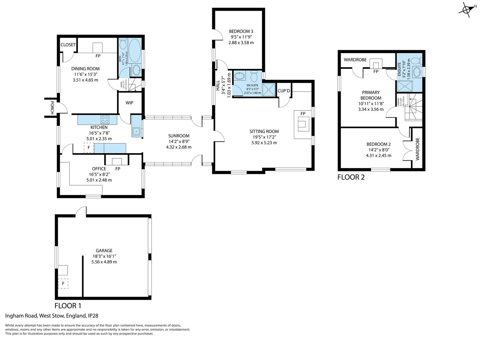 Sundial Cottage, Ingham Road, Bury St. Edmunds floorplan