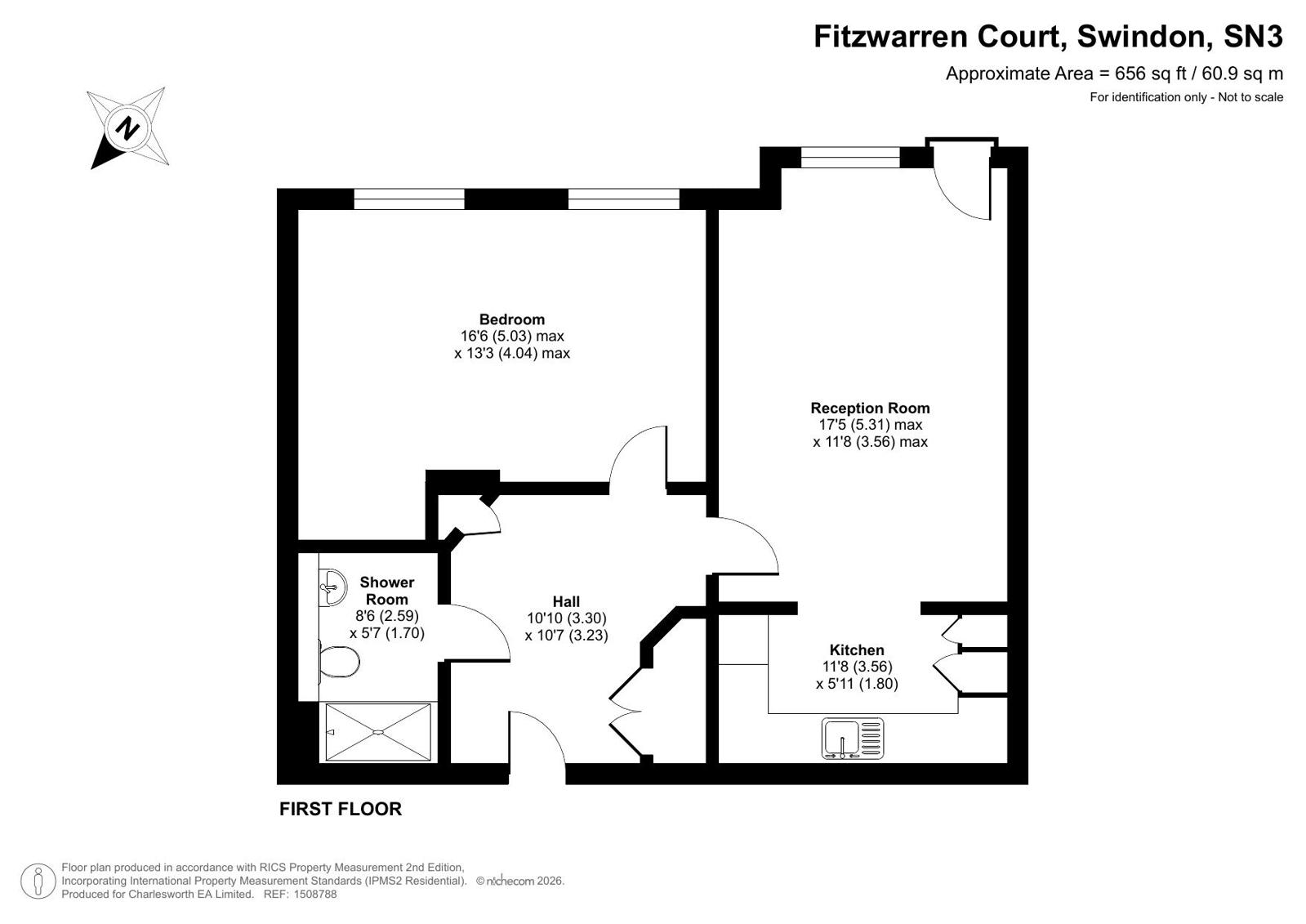 19, Fitzwarren Court, Swindon floorplan