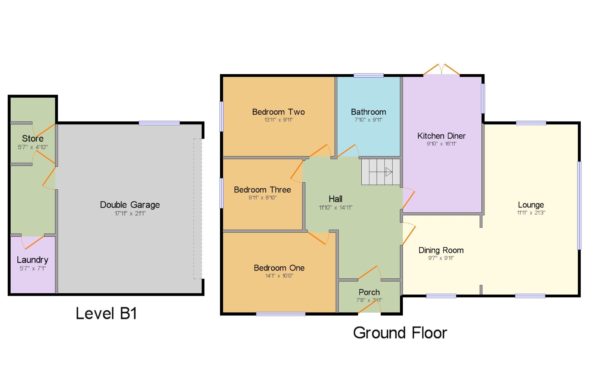 3 Bedrooms Bungalow for sale in Gordon Brae, Mansfield, Nottinghamshire NG18