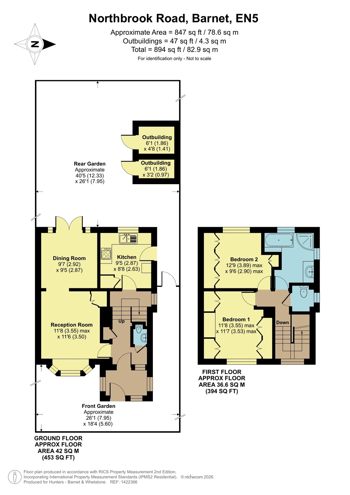 15, Northbrook Road, Barnet floorplan
