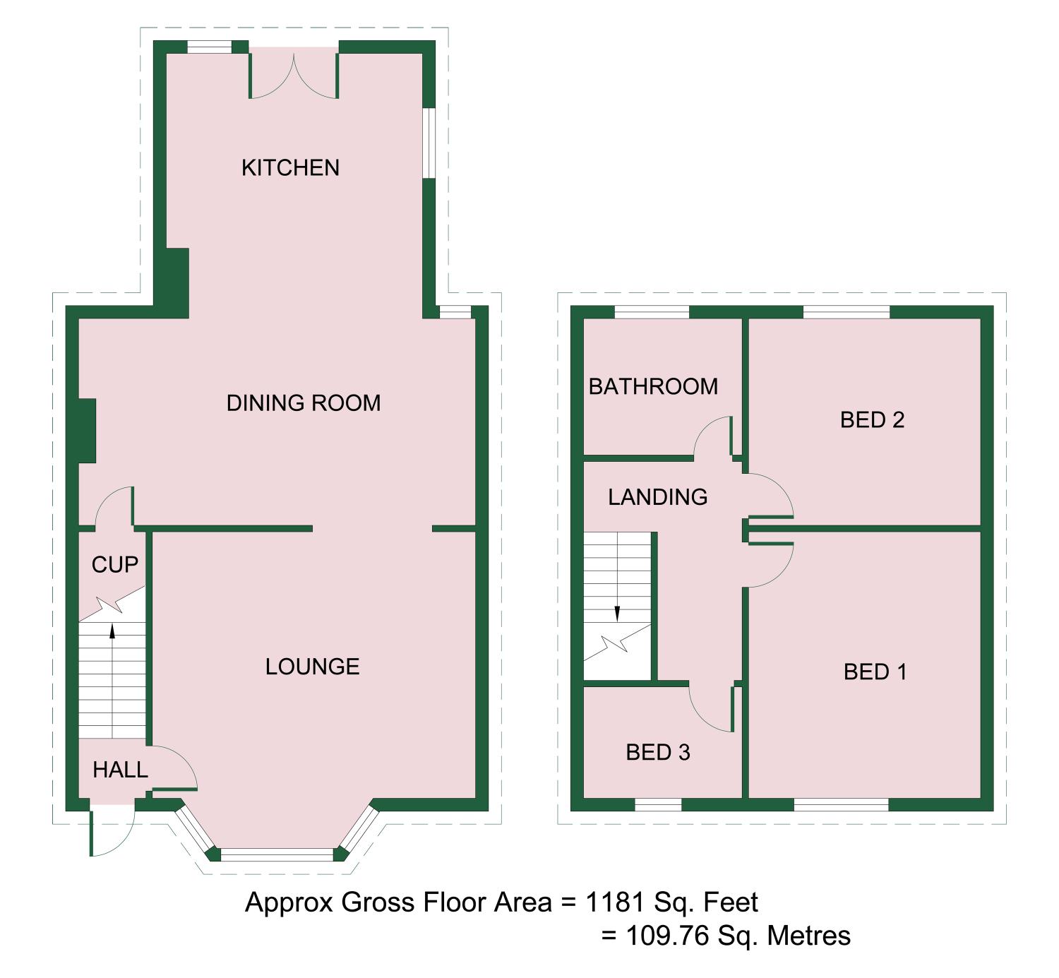 3 Bedrooms Semi-detached house for sale in Clifton Villas, Strawberry Way East, Backford, Chester CH1