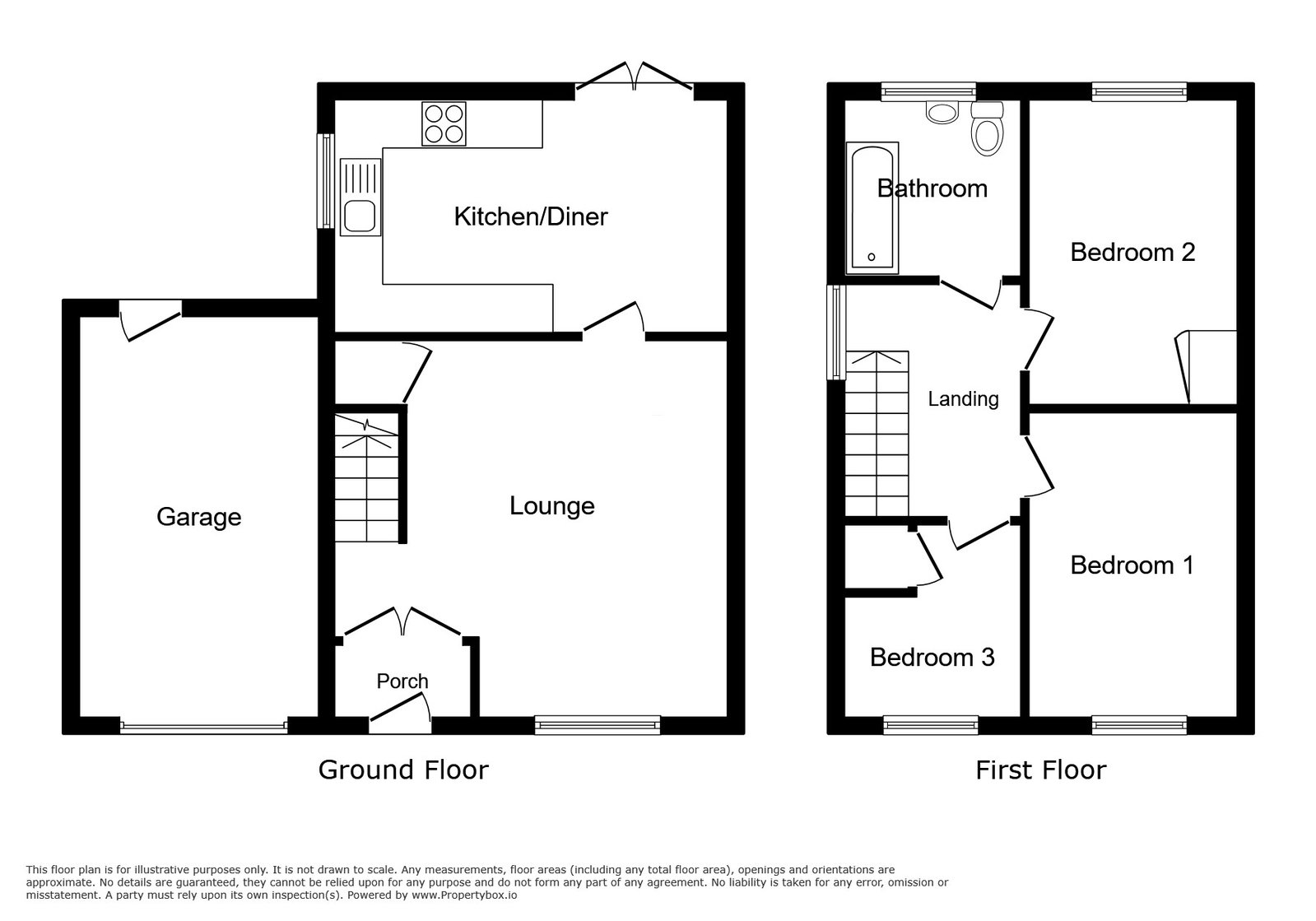10, Glannant Rise, Neath floorplan