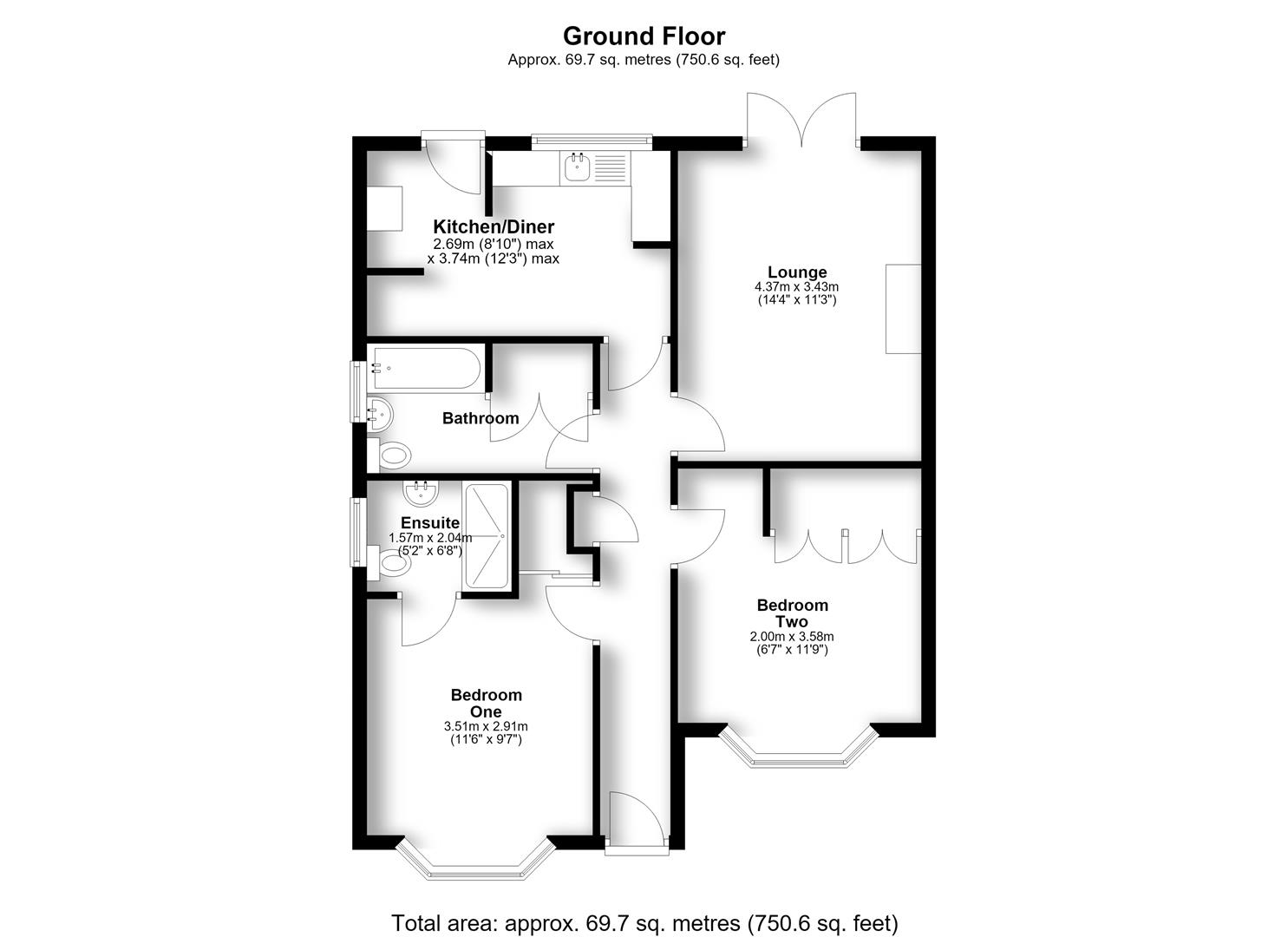 Church Green Road, Milton Keynes floorplan