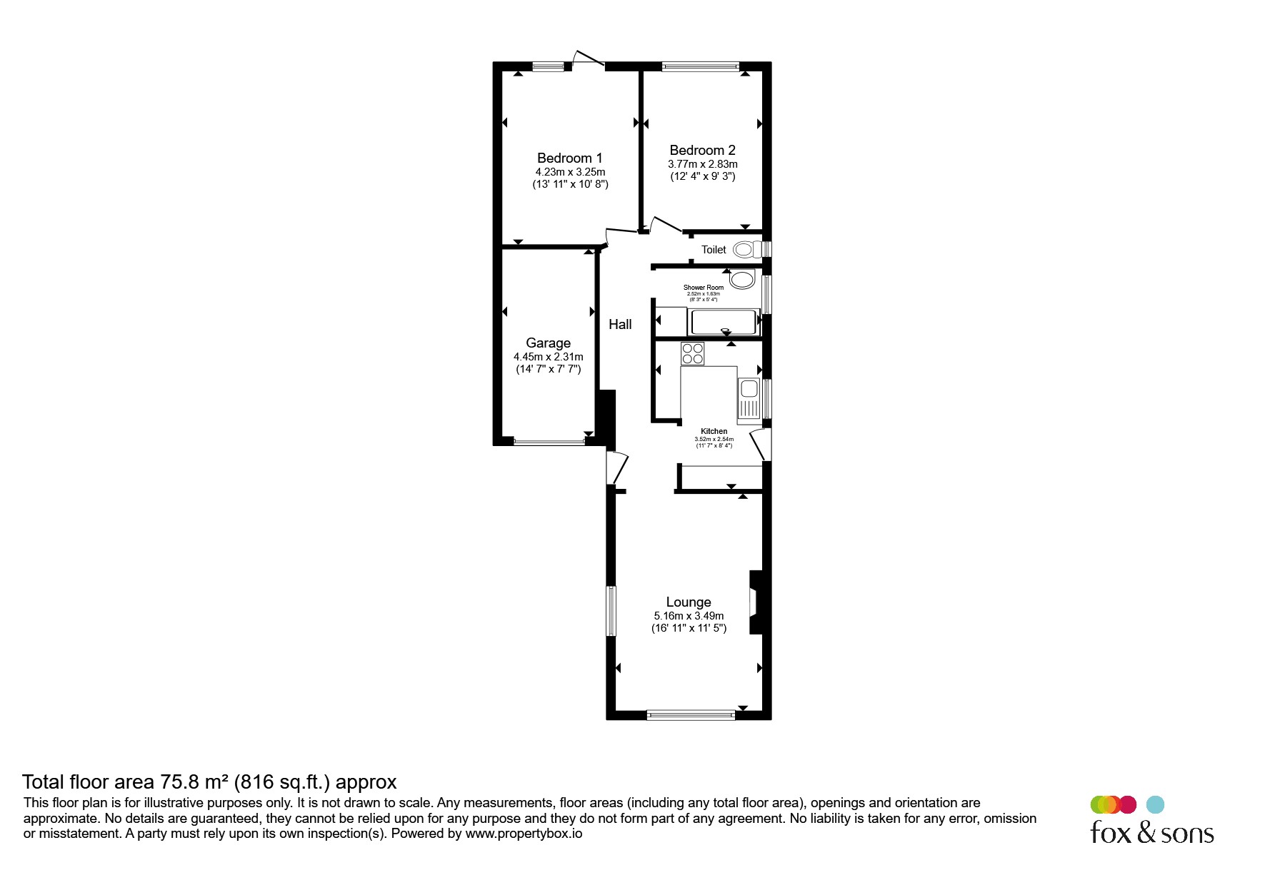57, Cornwall Avenue, Peacehaven floorplan