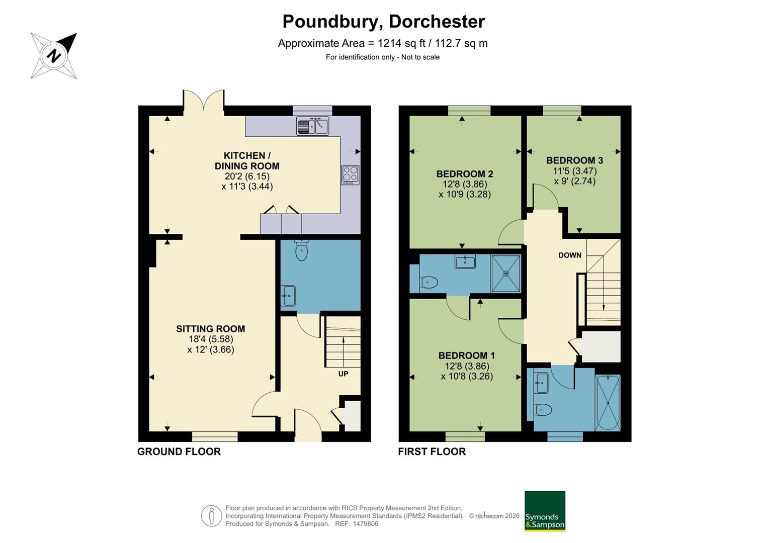 2, Sydenham Square, Dorchester floorplan