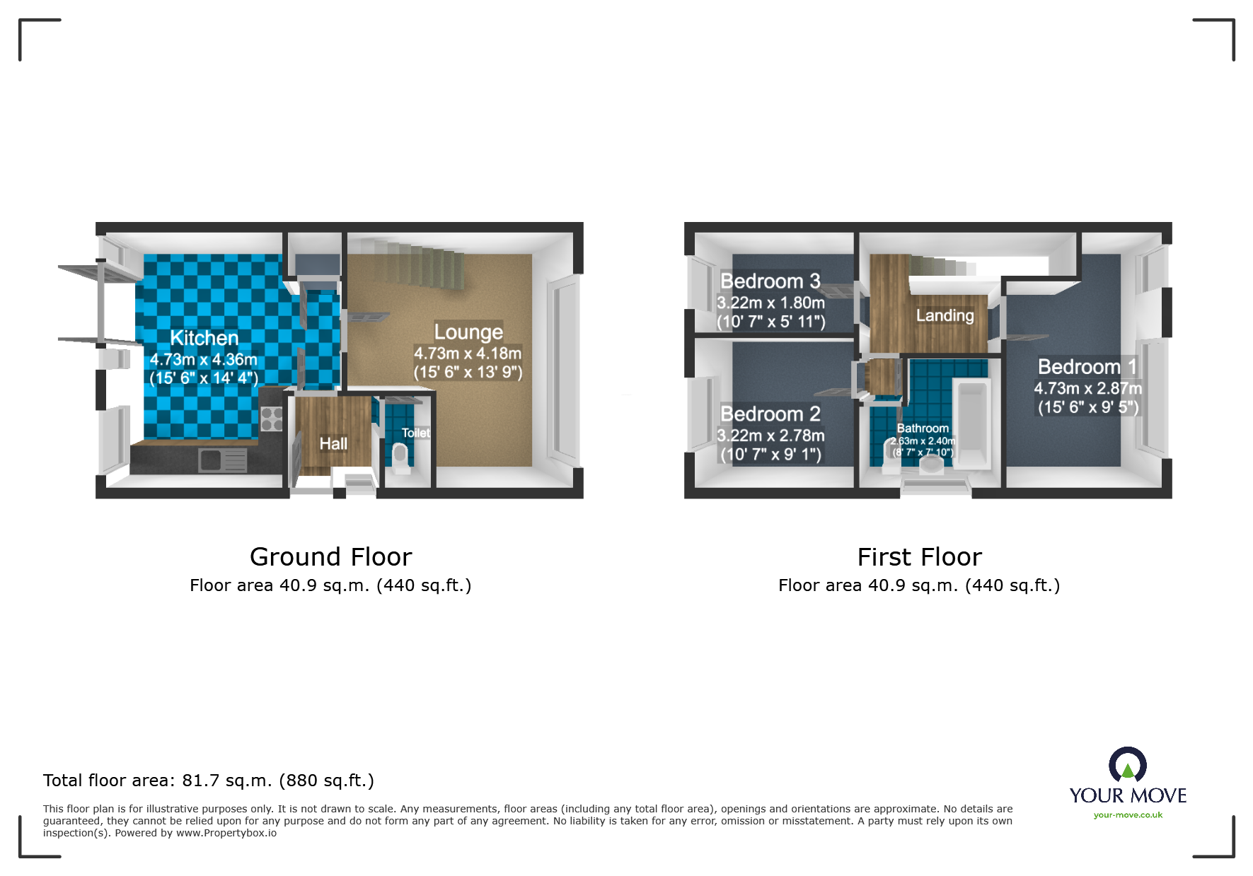 153, Osprey Drive, West Midlands floorplan