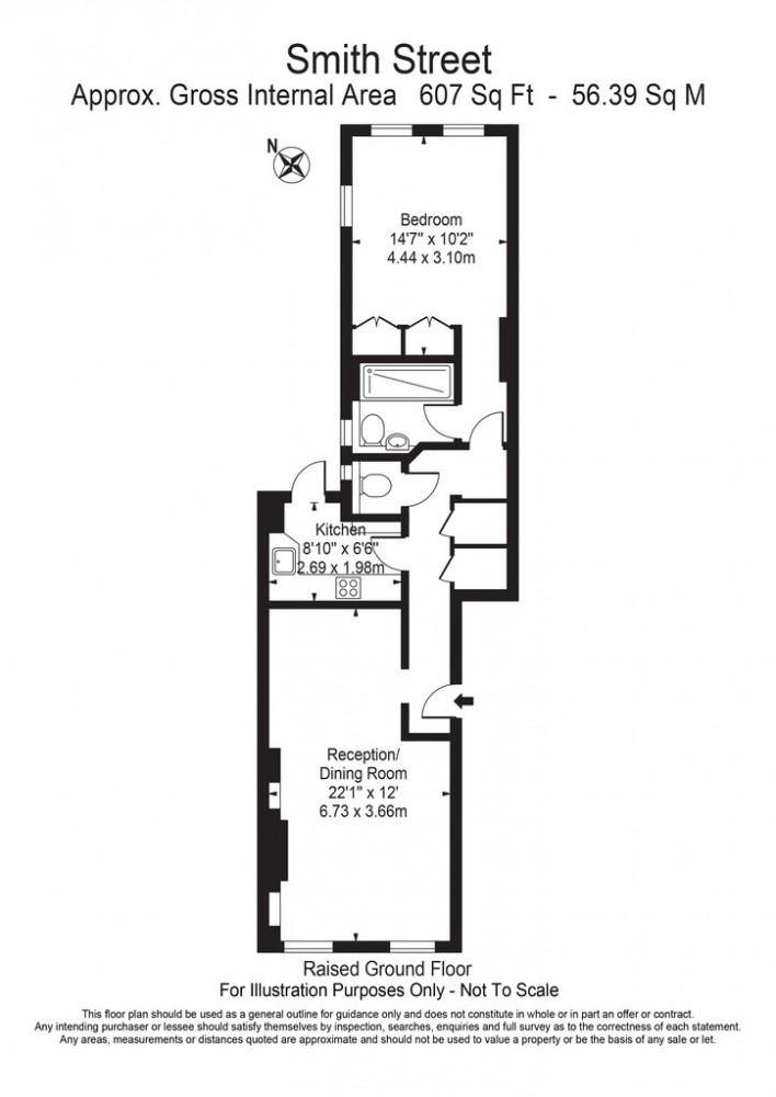 1 Bedrooms Flat to rent in Smith Street, Chelsea SW3