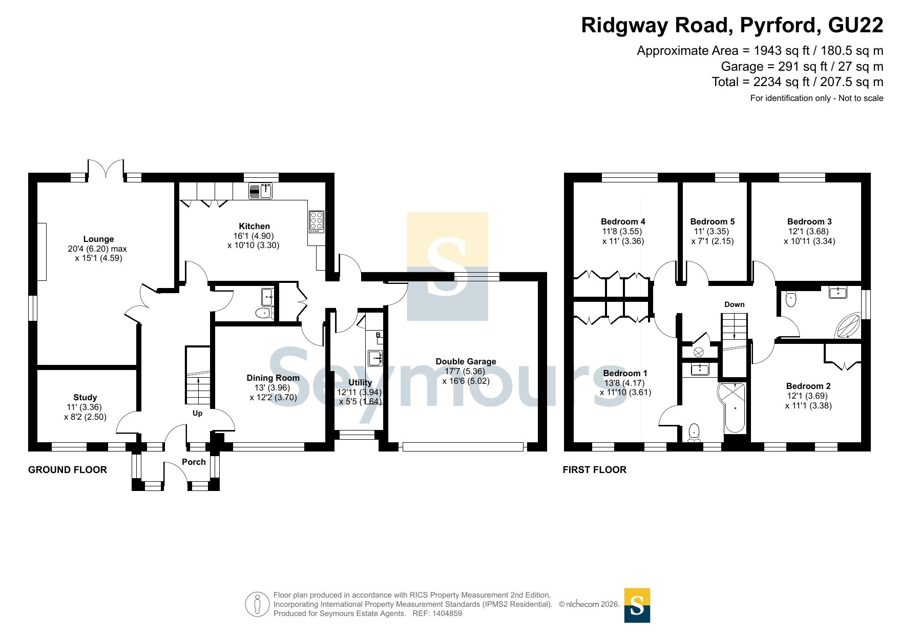 Tillington,, Ridgway Road, Surrey floorplan