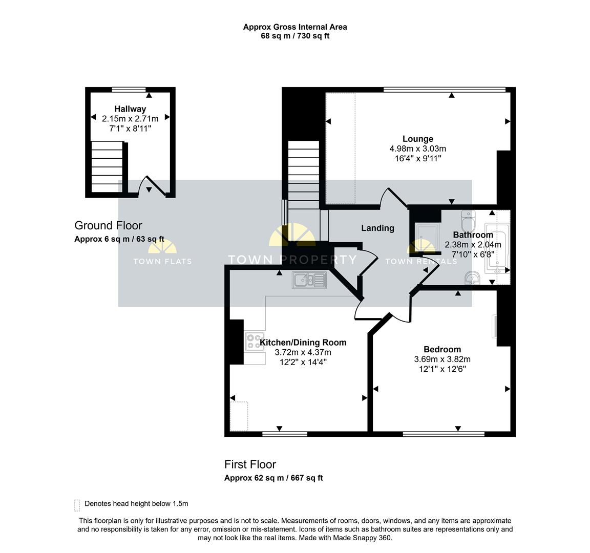 14C, South Cliff Avenue, Eastbourne floorplan
