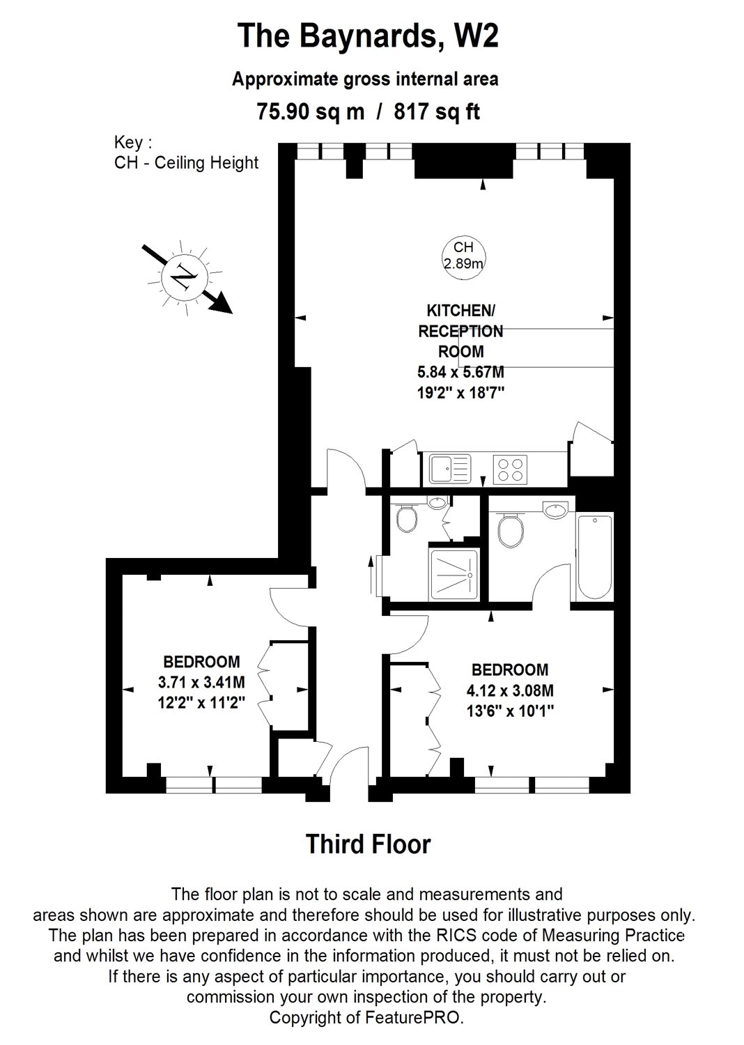 2 Bedrooms Flat to rent in Chepstow Place, London W2