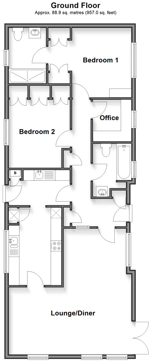 Castle Drive Harrietsham, Maidstone floorplan