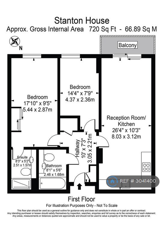 Apartment  Stanton House  Rotherhithe Stre, London floorplan