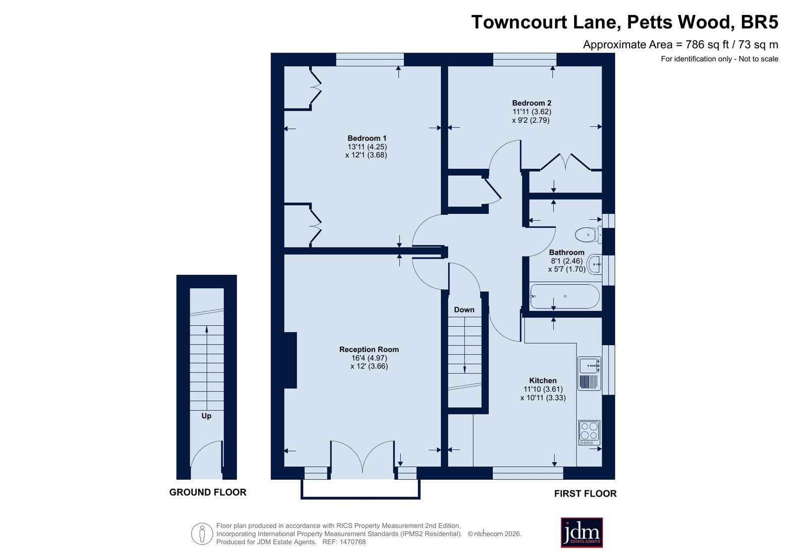 44, Towncourt Lane, Petts Wood floorplan