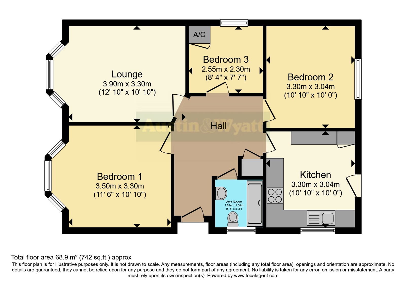 2, Paddington Grove, Bournemouth floorplan