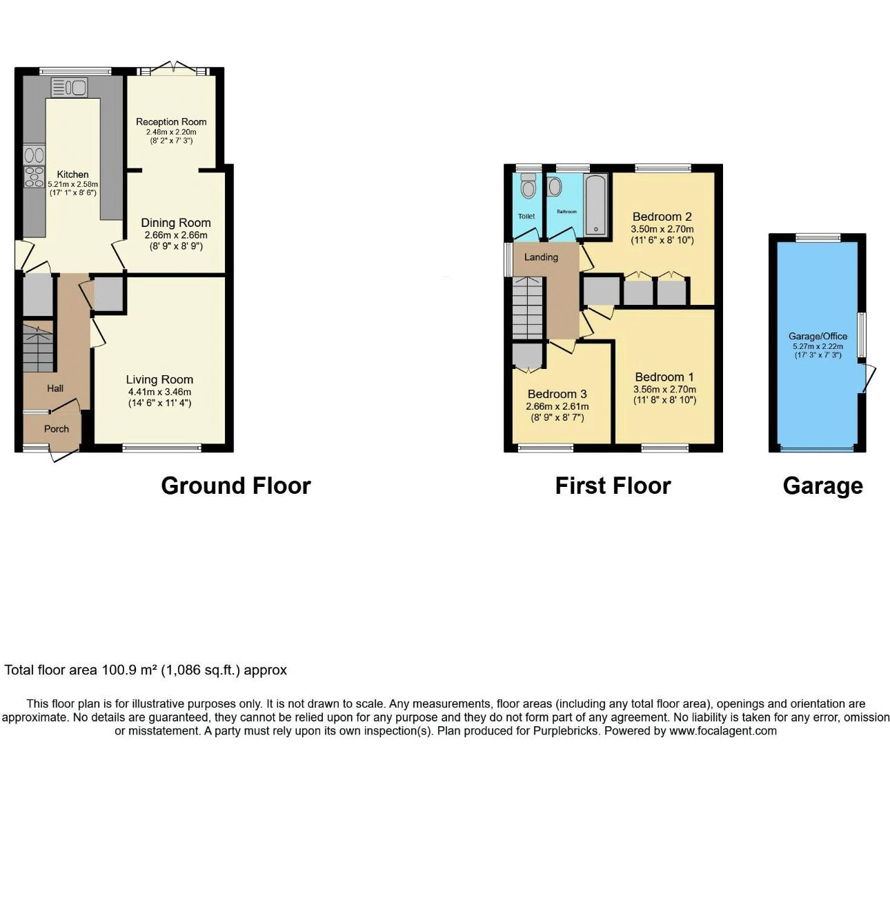 59, Redgrave Gardens, Luton floorplan