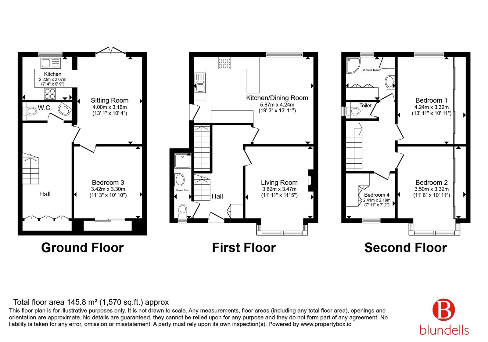 21, Broom Lane, South Yorkshire floorplan