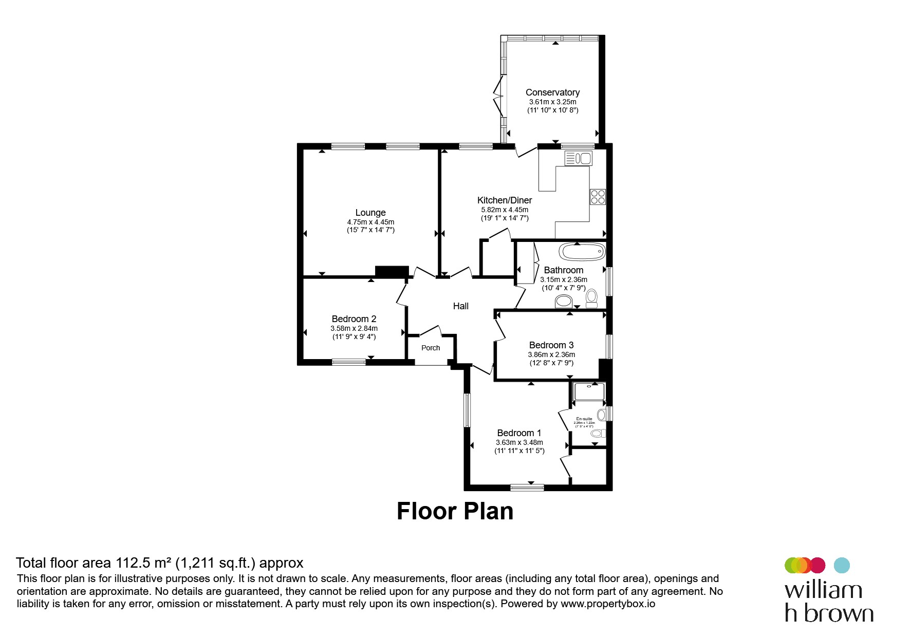 Mon Ami, 35, Wretton Road, King's Lynn floorplan