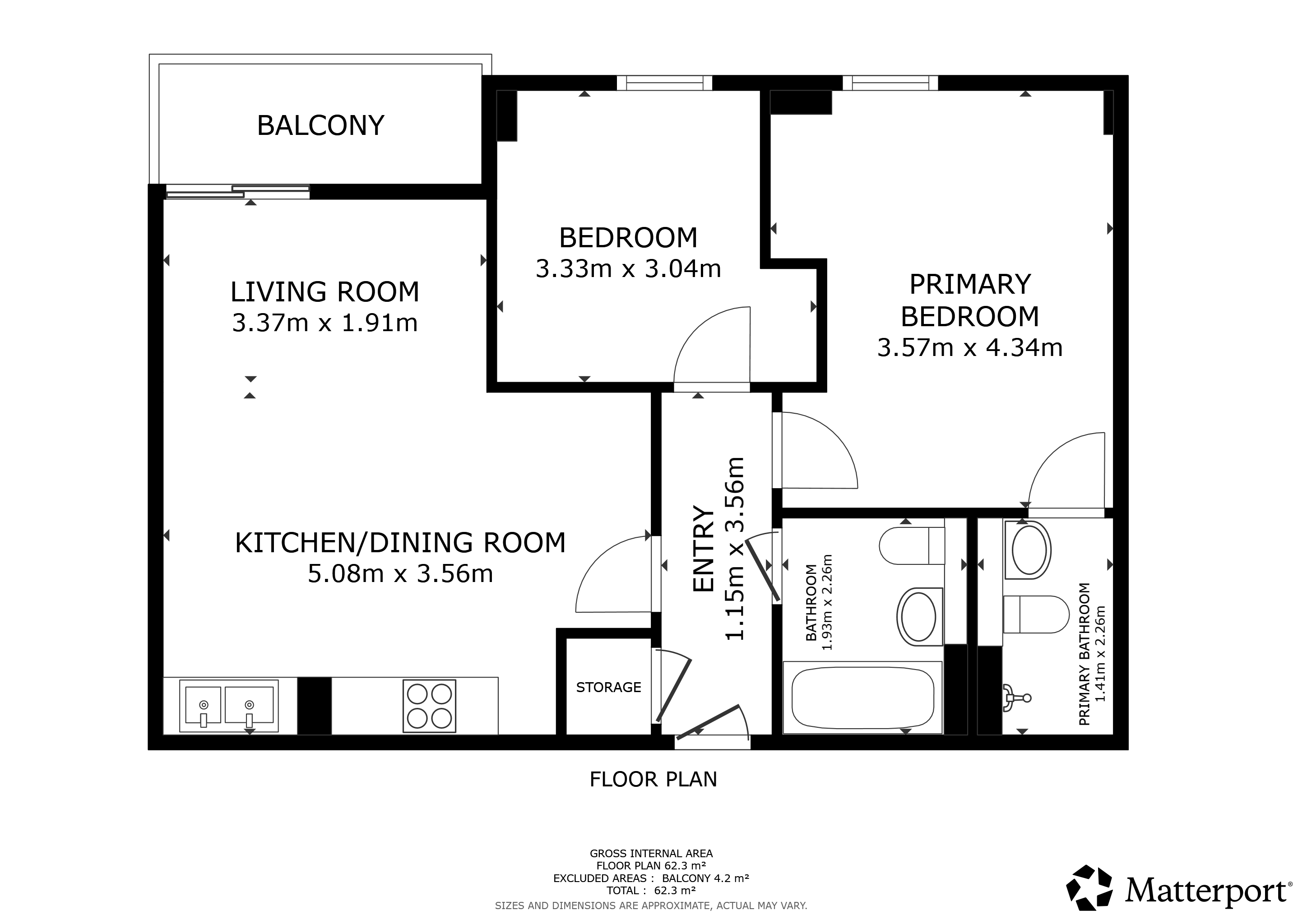 103 The Assembly, 1 Cambridge Street floorplan