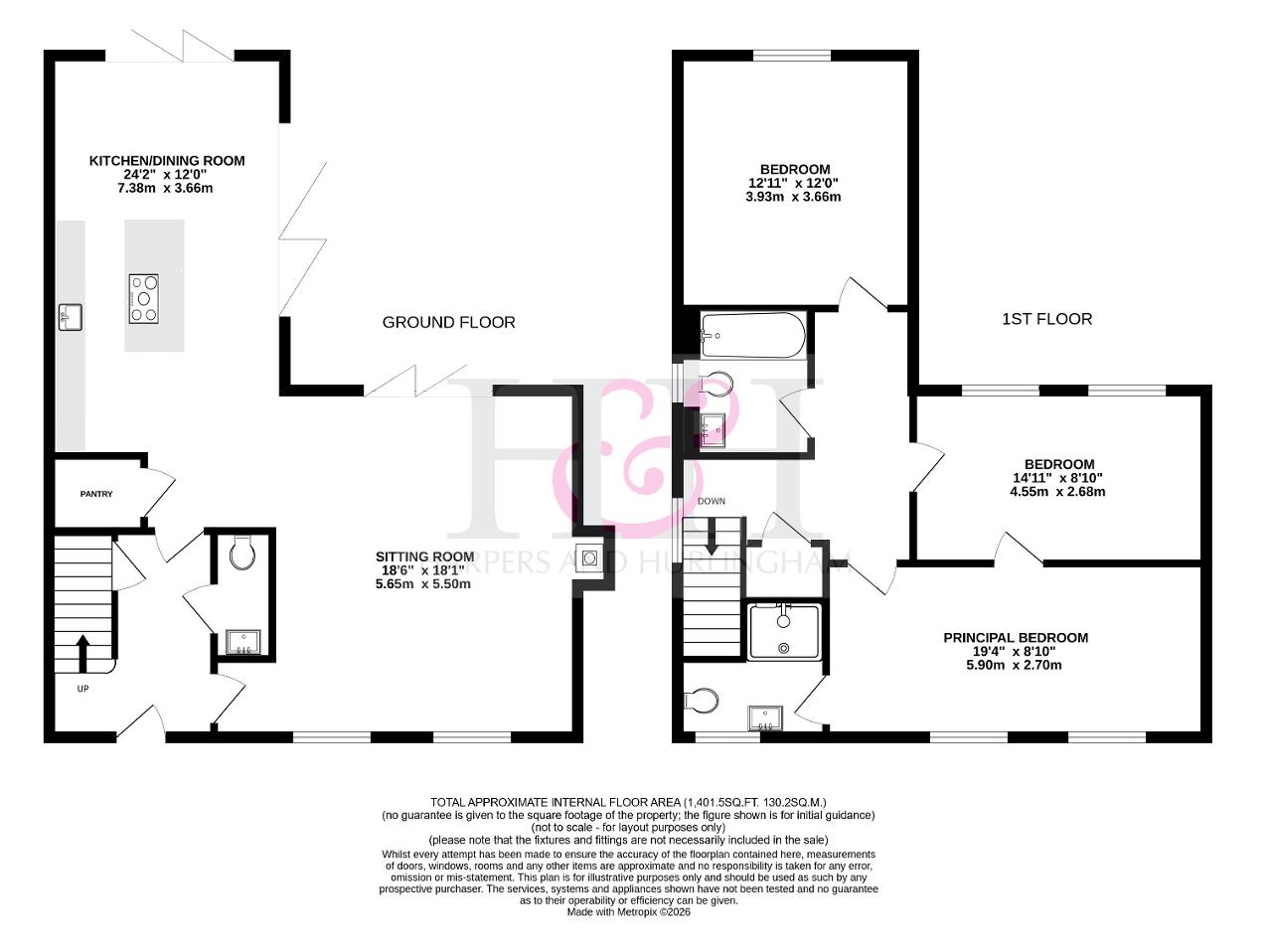 Chestnut House, Waterloo Road, Cranbrook floorplan