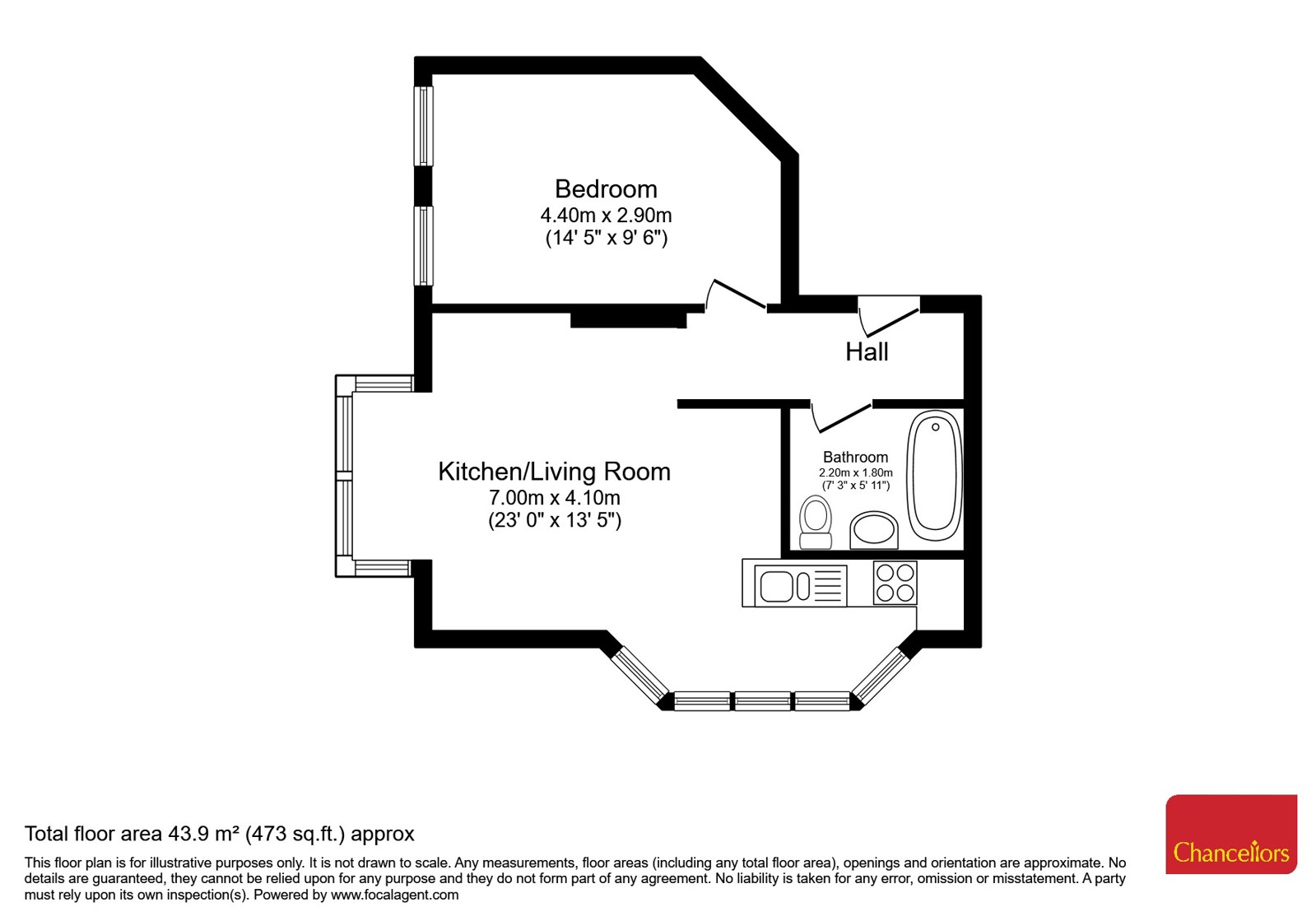 Flat 1, 17, Roxborough Park, Harrow floorplan