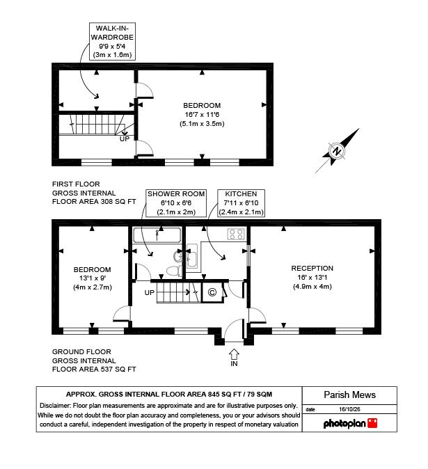 Parish Lane, London floorplan