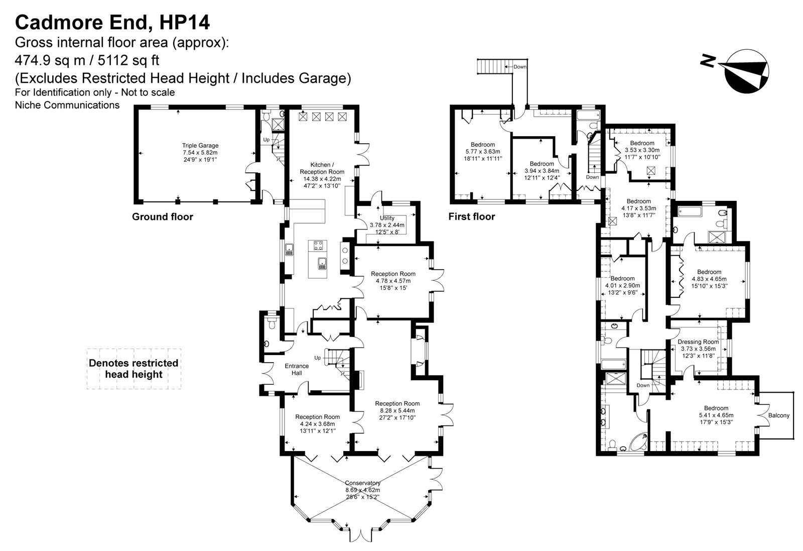 Cadmore End, Buckinghamshire floorplan