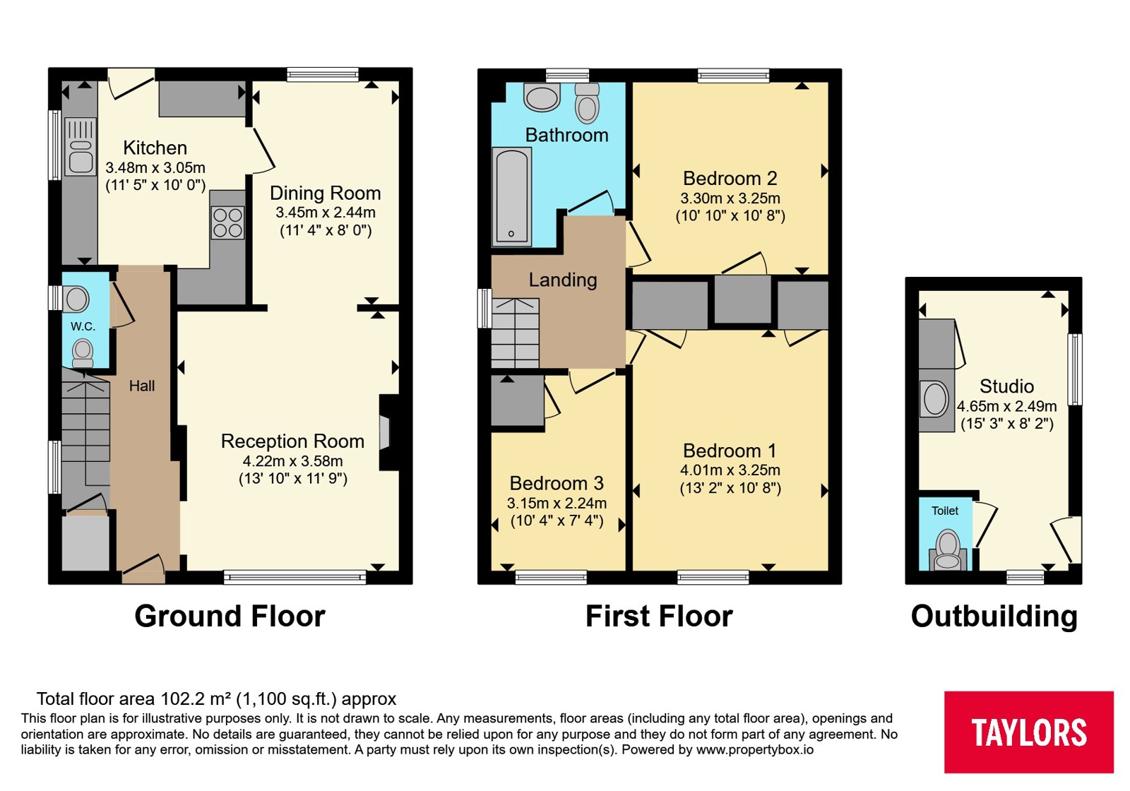 22, Sudeley Walk, Bedfordshire floorplan