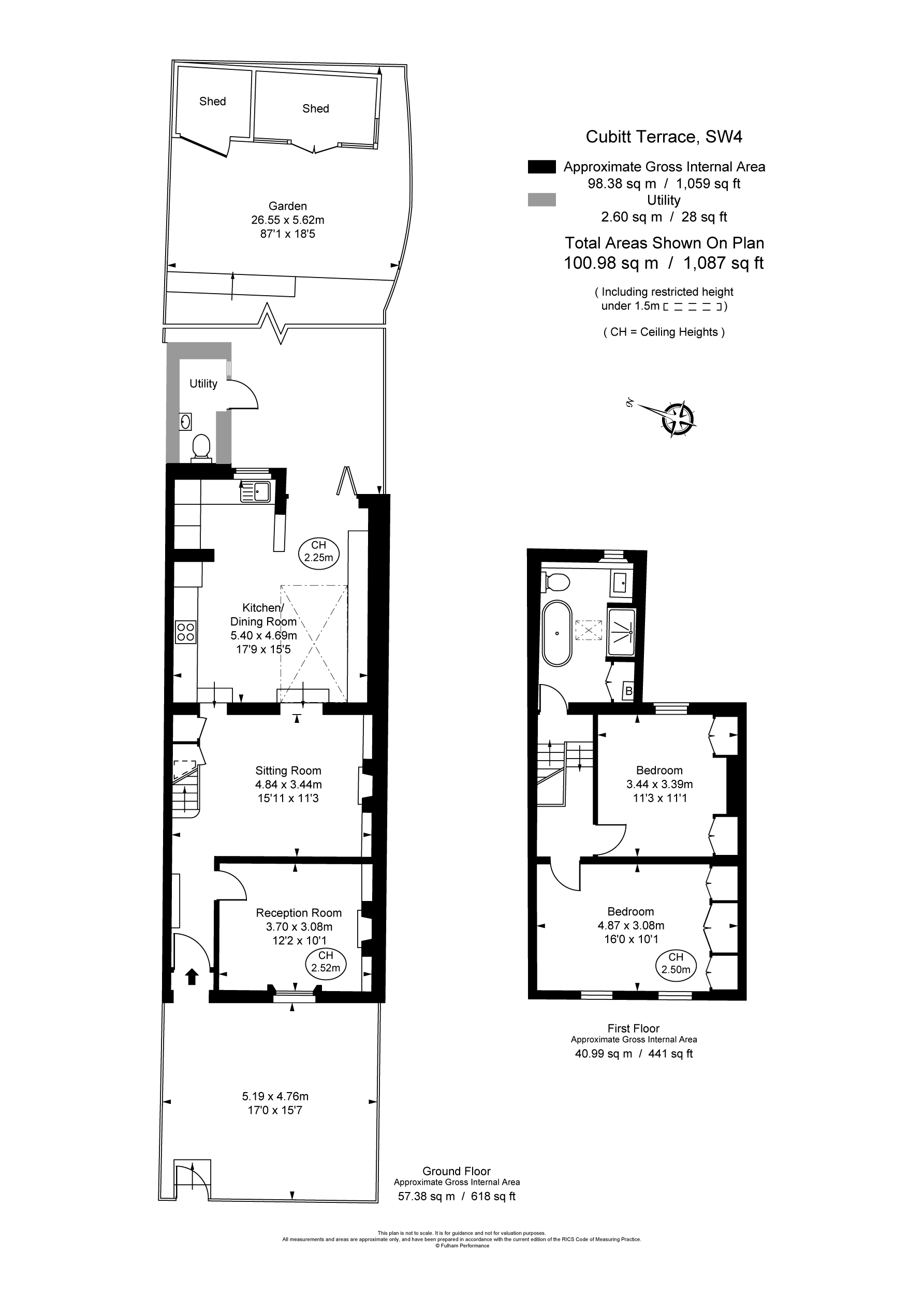 41, Cubitt Terrace, London floorplan