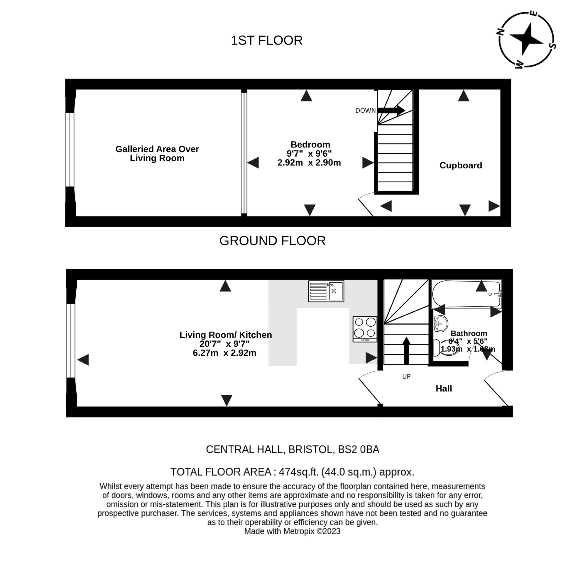 Central Hall, Redcross Street, Old Market, Bristol BS2, 1 bedroom flat