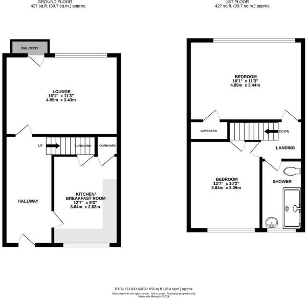 10, Pompadour Close, Brentwood floorplan
