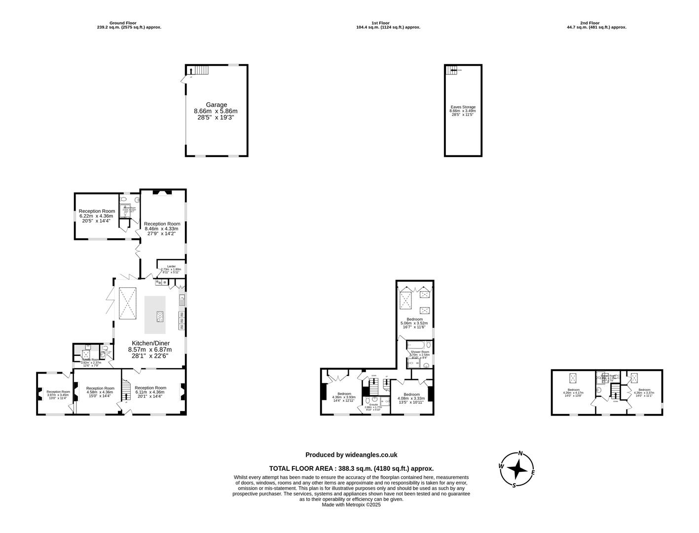 Caulcott Farm, South Street, Caulcott floorplan