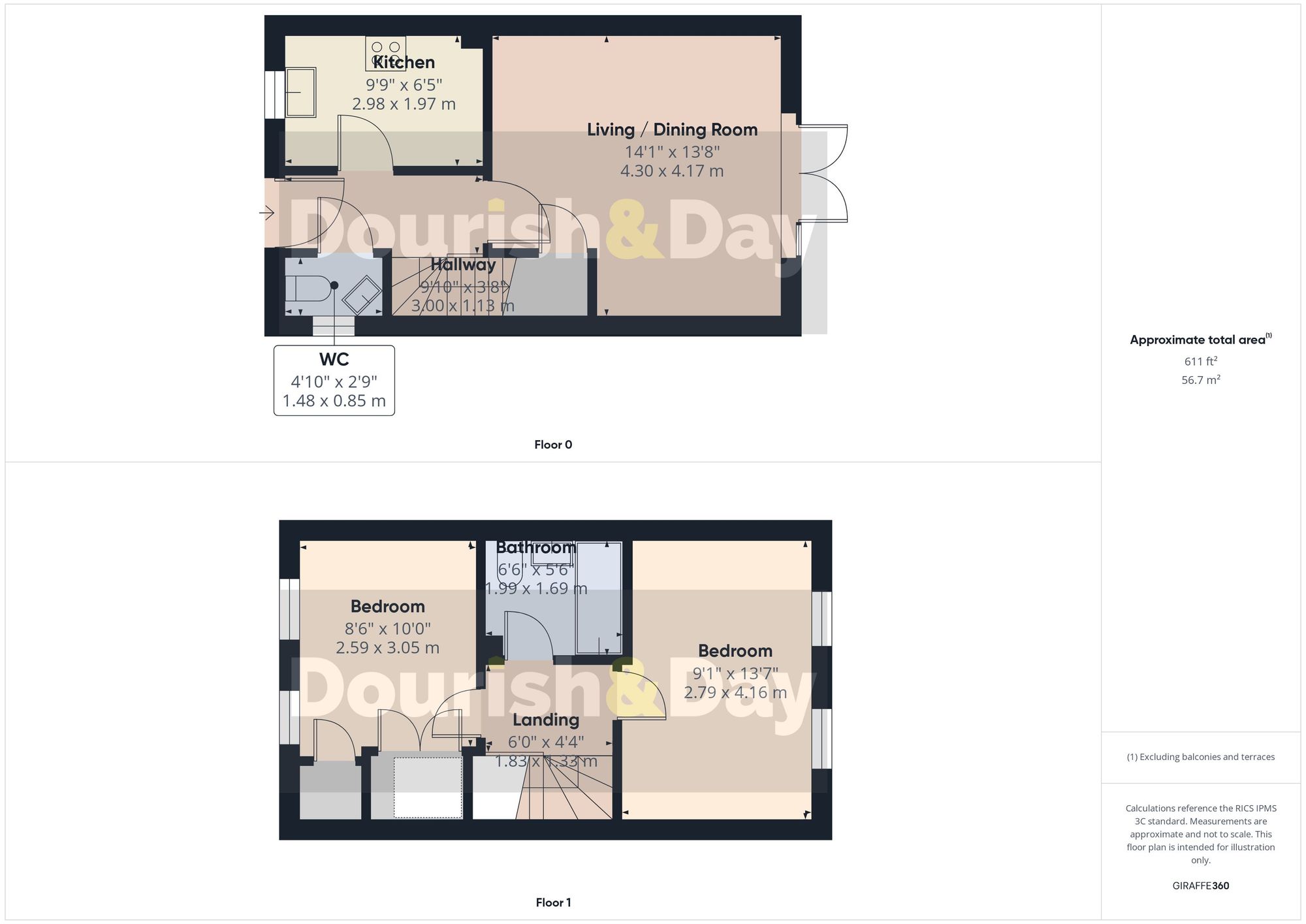 45 Avondale Circle, Stafford floorplan