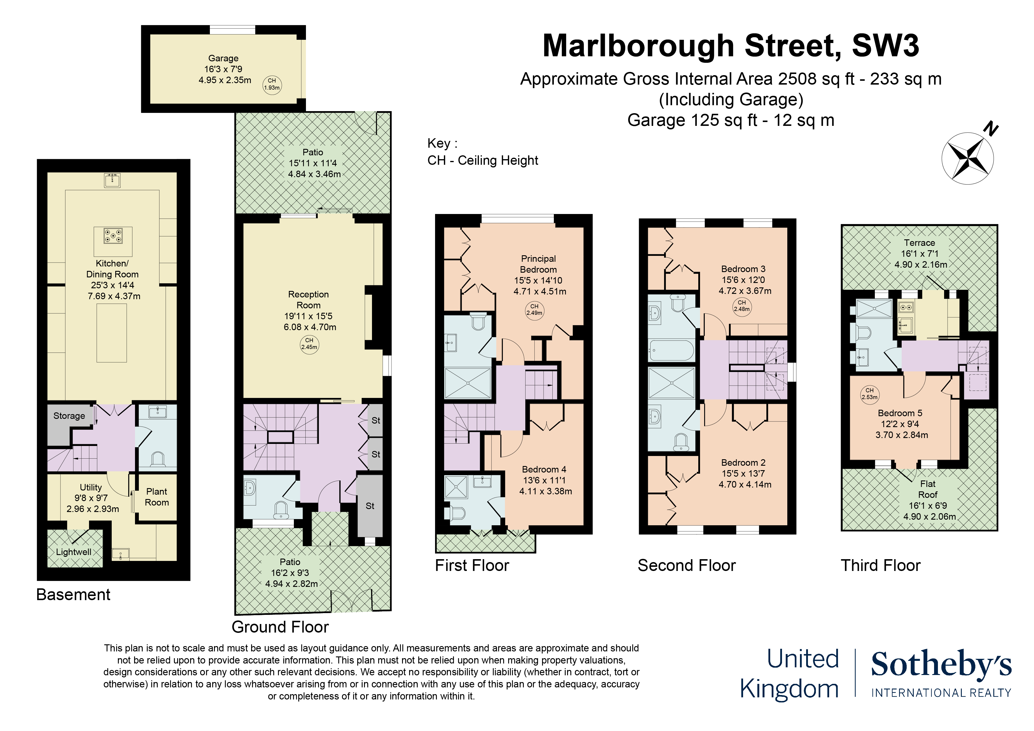 15, Marlborough Street, London floorplan