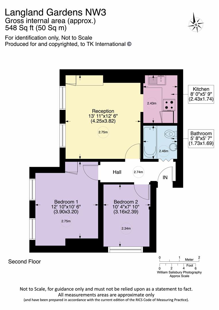 Flat 5, 27, Langland Gardens, Hampstead floorplan