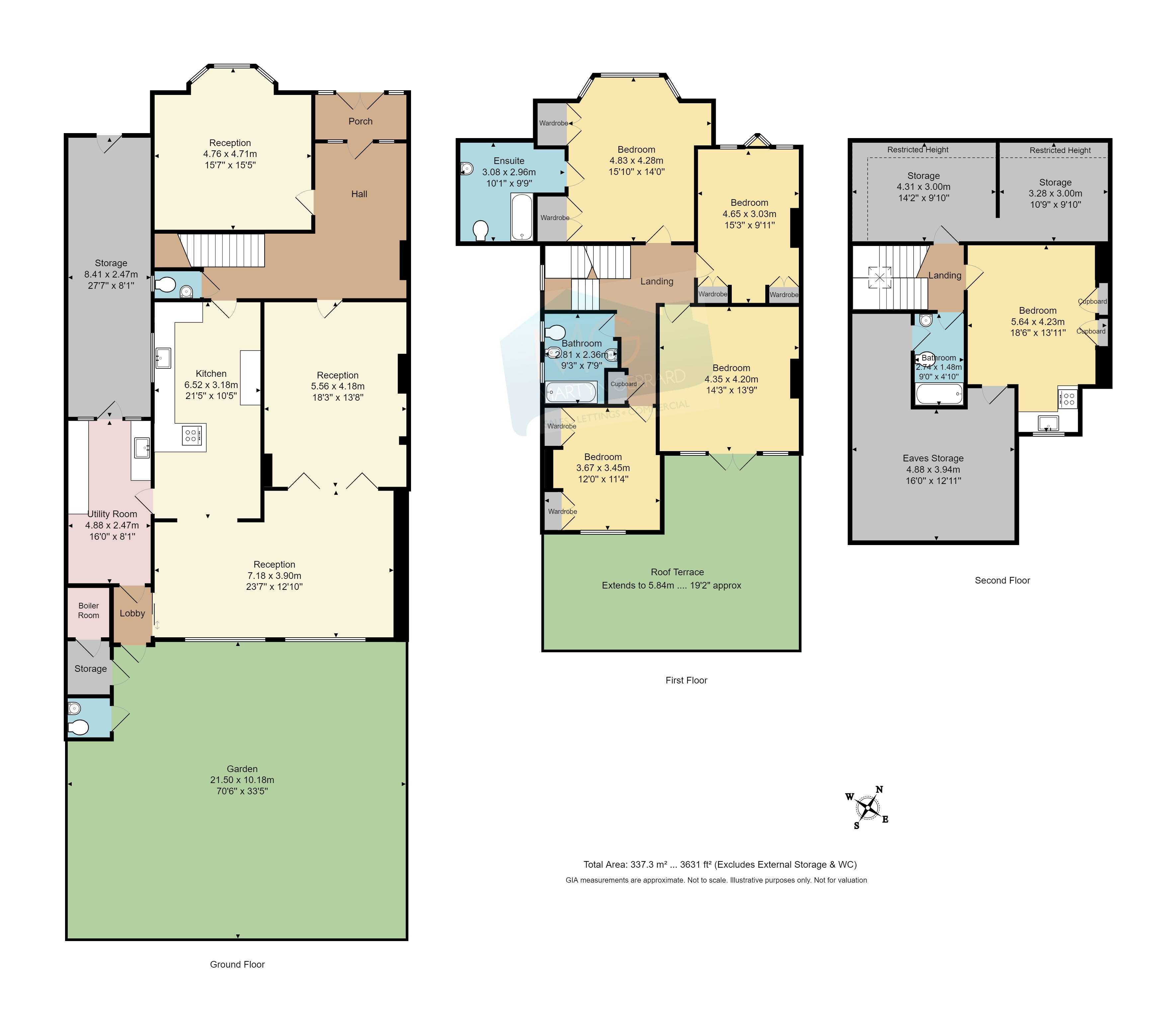58, Woodside Avenue, Highgate floorplan